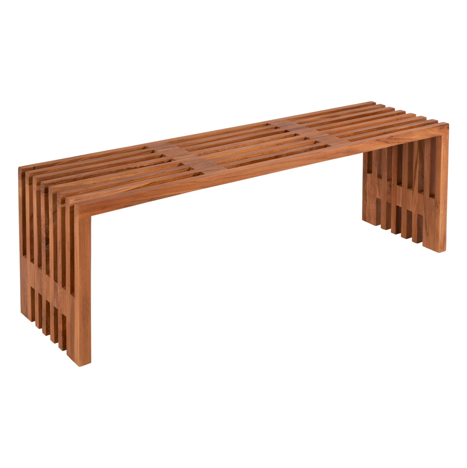 КЛУПА NYA ОД МАСИВНО ТИКОВО ДРВО 139,5x34,5x48,5Hcm.