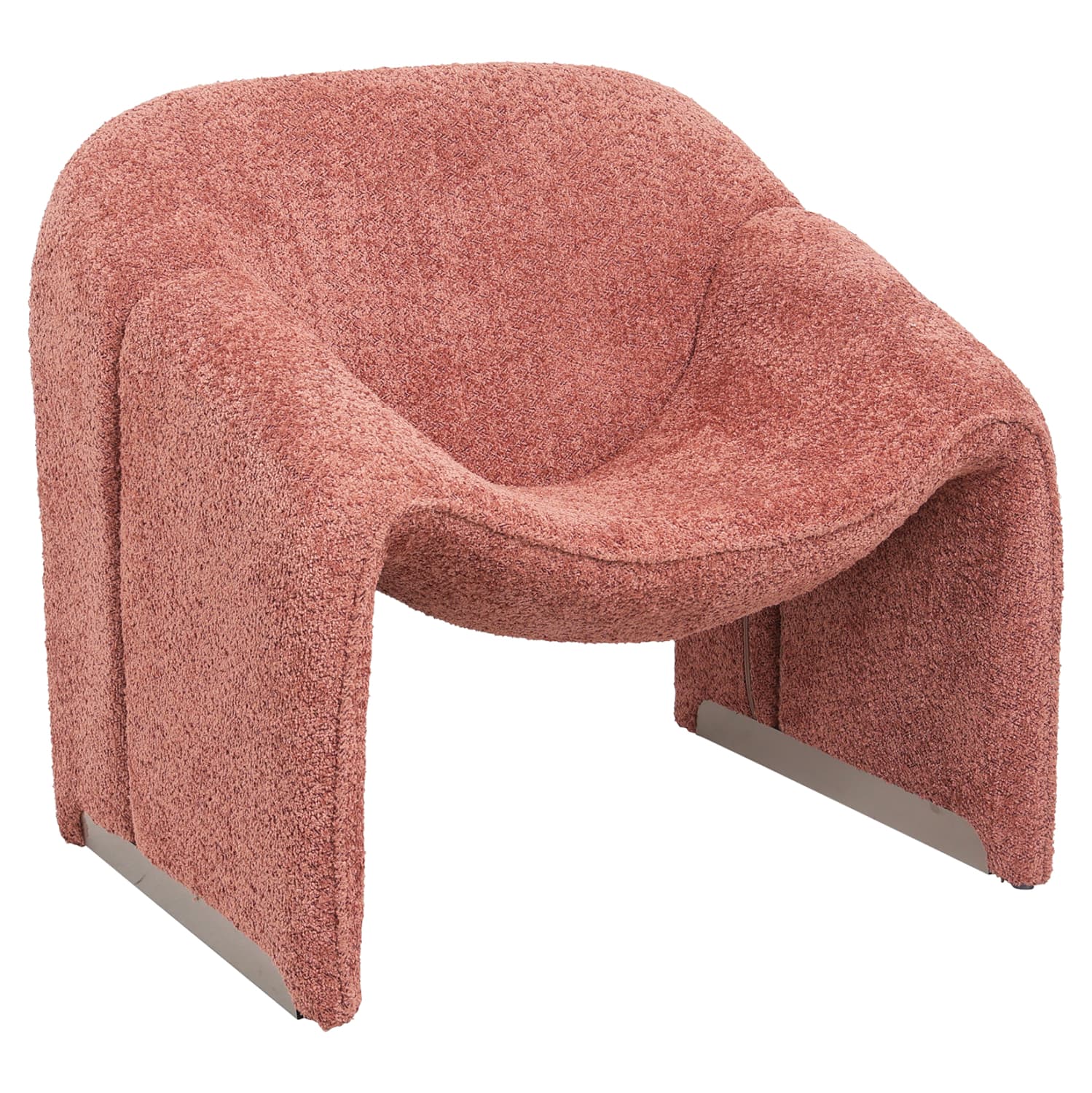 ФОТЕЉА SPINER РОЗЕВА BOUCLE ТКАЕНИНА 81x64x74Hcm.