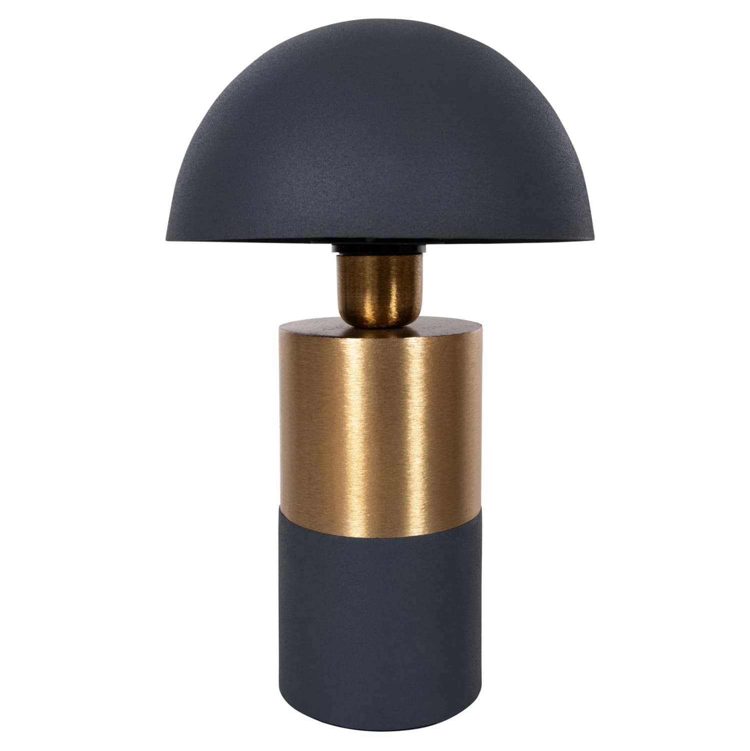 TABLE LAMP PUNE METAL IN ANTHRACITE BLUE-GOLD Φ20,5x32,5Hcm.