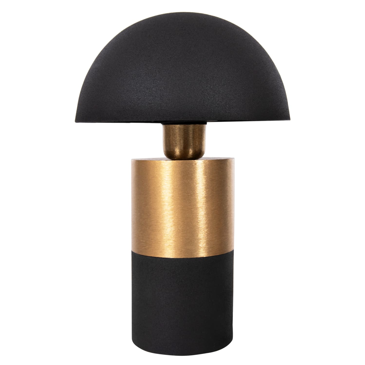 TABLE LAMP PUNE METAL IN BLACK-GOLD Φ20,5x32,5Hcm.
