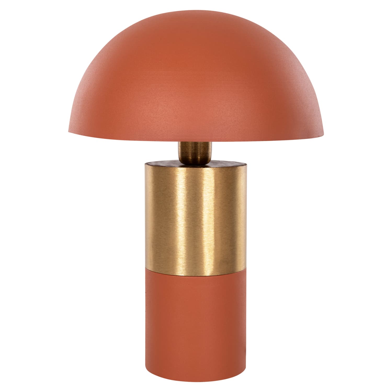 TABLE LAMP PUNE METAL IN ORANGE-GOLD Φ31x44Hcm.