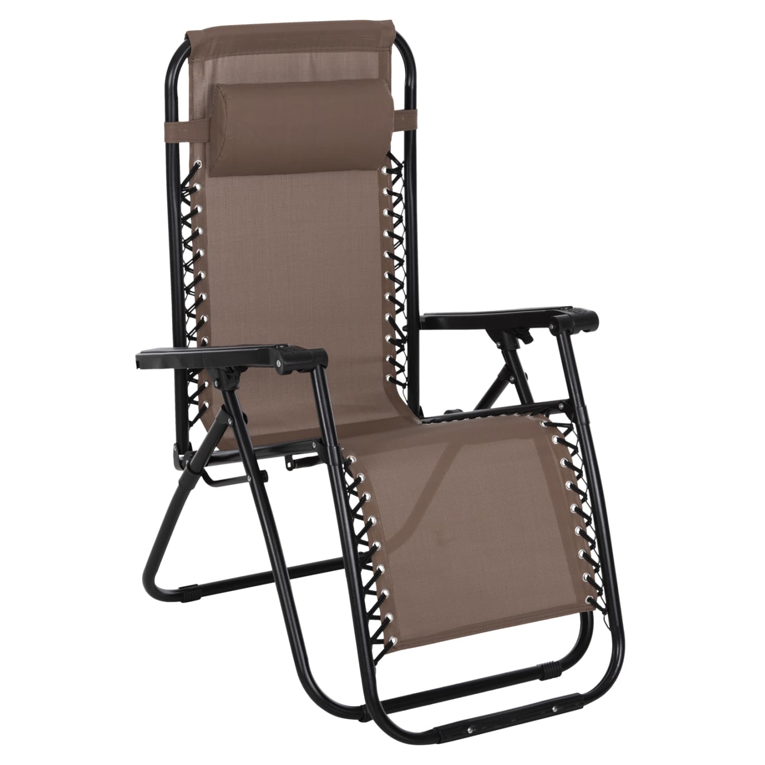 ФОТЕЉА ЗА РЕЛАКСАЦИЈА COMPANION ТЕКСТИЛЕН ВО БОЈА ШАМПАЊ-ЦРН МЕТАЛ 67x145x110Hcm.