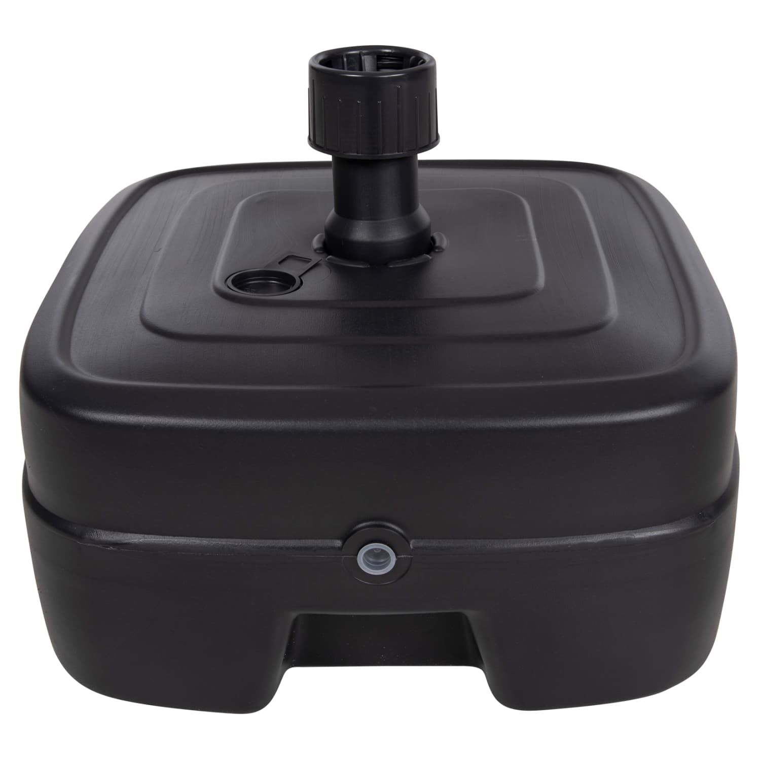 PLASTIC UMBRELLA BASE WITH WHEEL SOLBAS ANTHRACITE COLOR-FOR POLE 33/50mm 46,5x23,5Hcm.