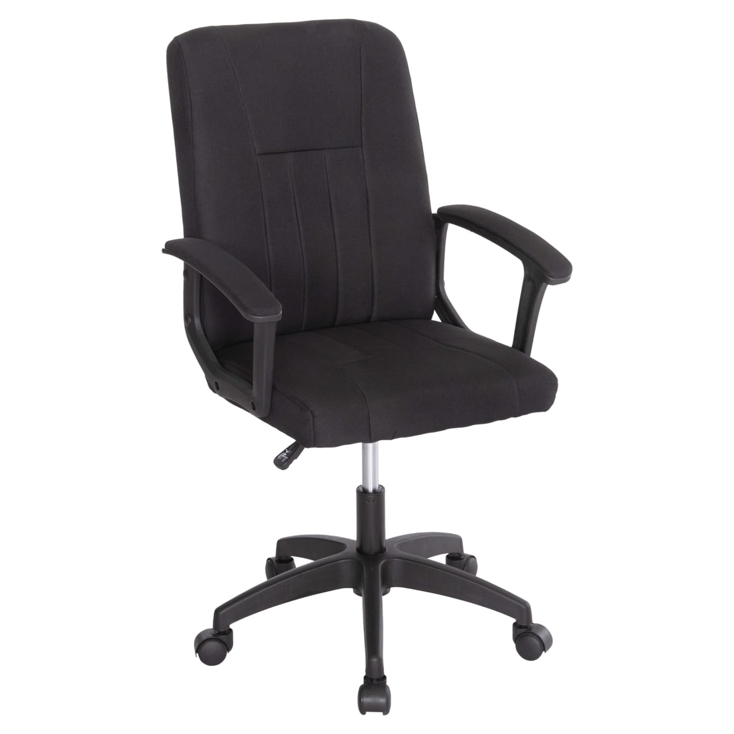 OFFICE CHAIR NIM BLACK FABRIC-BLACK FRAME AND BASE 58x61x101.5Hcm.