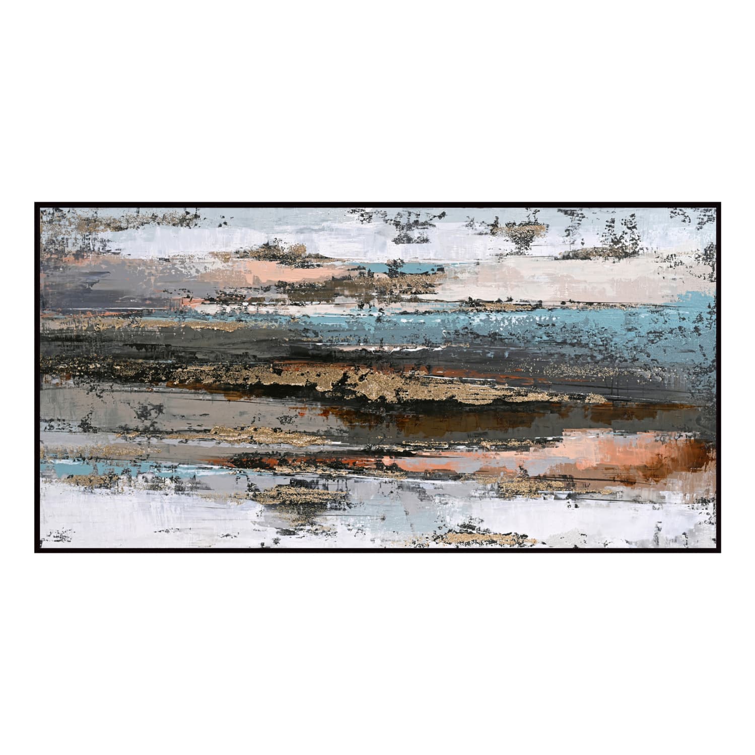 ЅИДНА СЛИКА SEDIMENT ЦРНА PS РАМКА-ПЛАТНО 142x4.5x72Hcm.