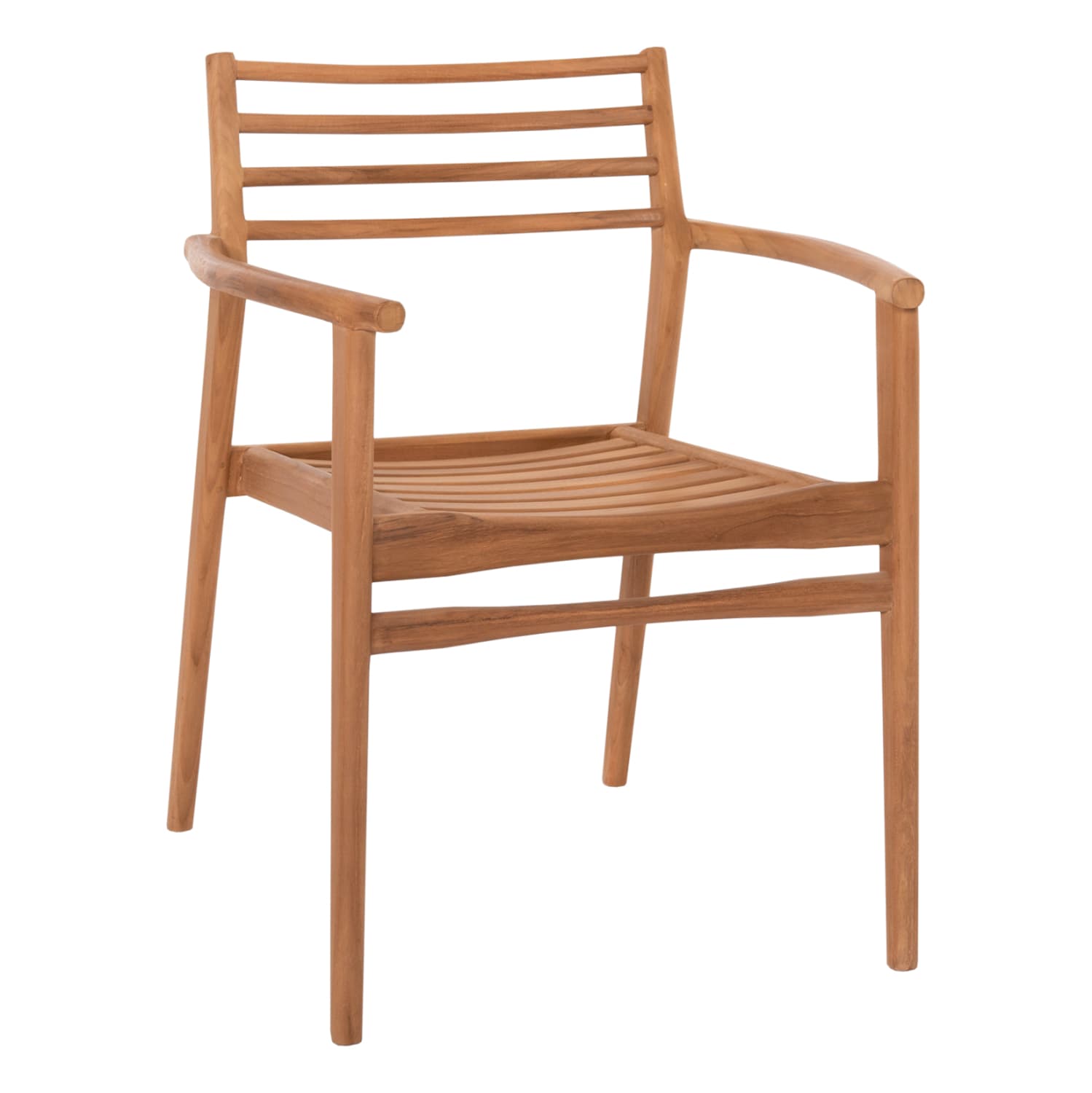 ARMCHAIR MOOSEN SOLID TEAK WOOD IN NATURAL 59x60x78.5H