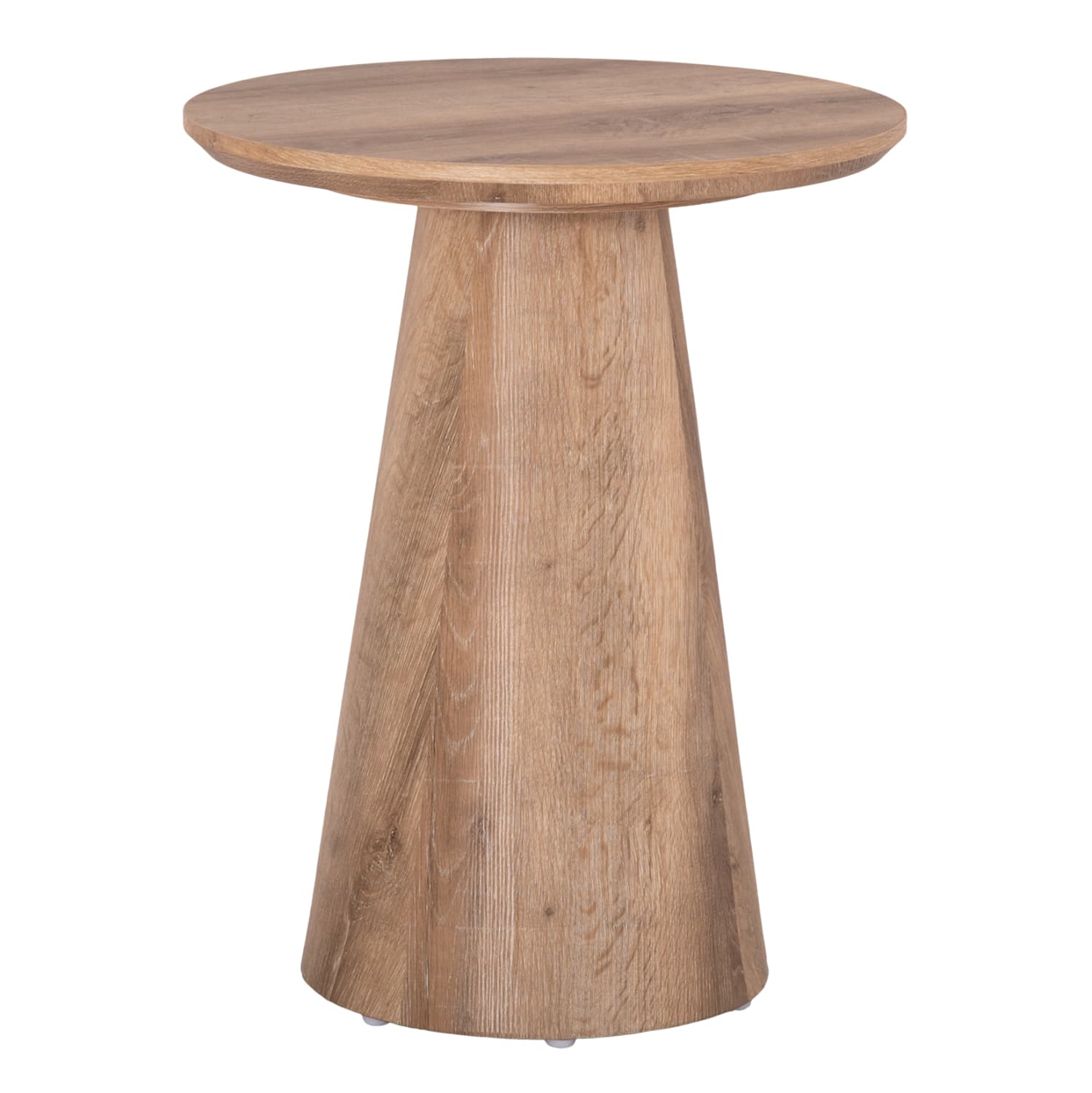 ПОМОШНА МАСА KARAN MDF ВО БОЈА НА ПРИРОДНО ДРВО Φ45x56,5Hcm