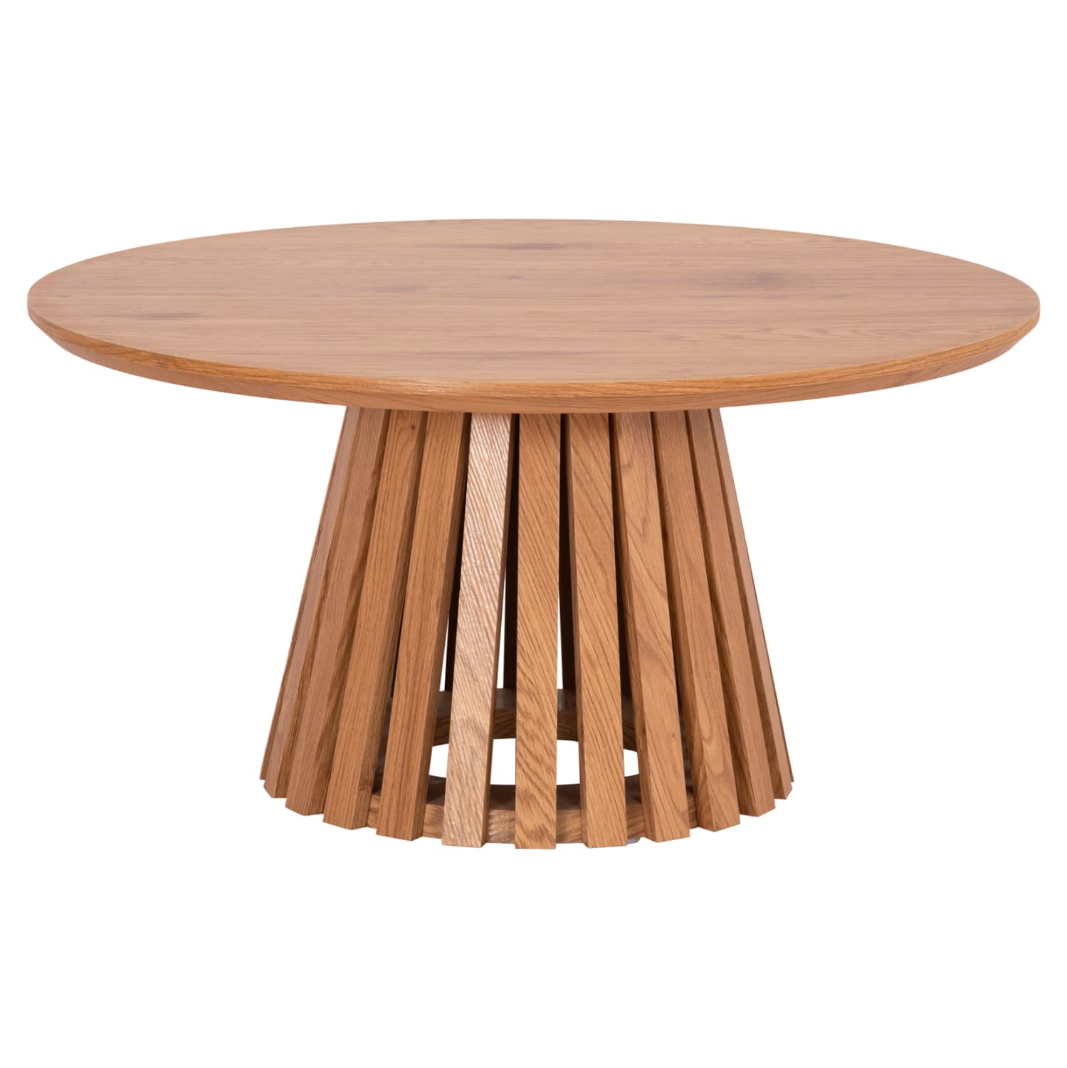 МАСИЧКА ЗА КАФЕ MDF ВО БОЈА НА СВЕТЛО ПРИРОДНО ДРВО Φ80x40,5Hcm.