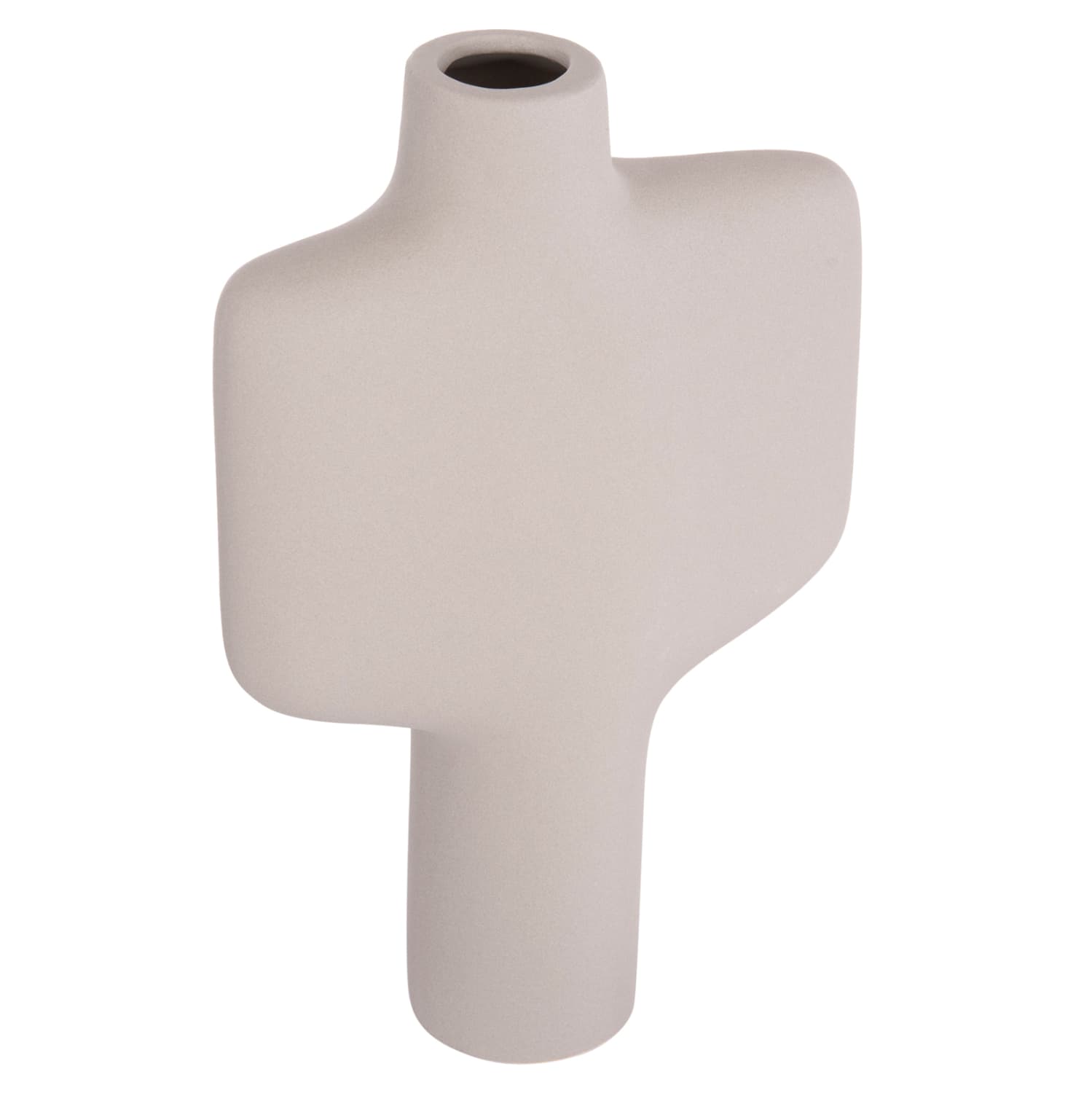 CERAMIC TABLE DECOR SERIES ARKEN MATTE GREY 22x8x34.5Hcm.