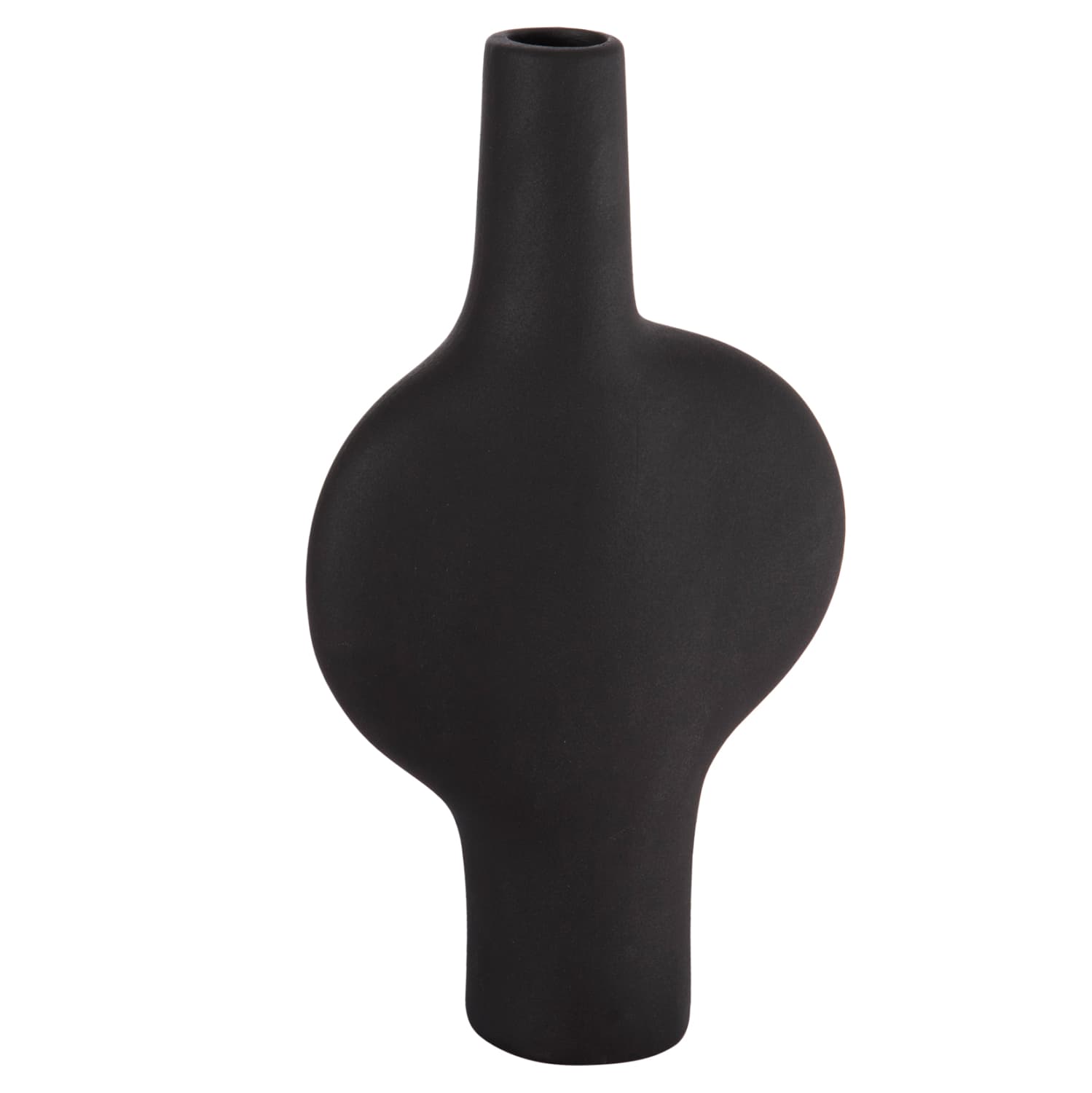 CERAMIC TABLE DECOR SERIES ARKEN MATTE BLACK 19x7,5x33,5Hcm.