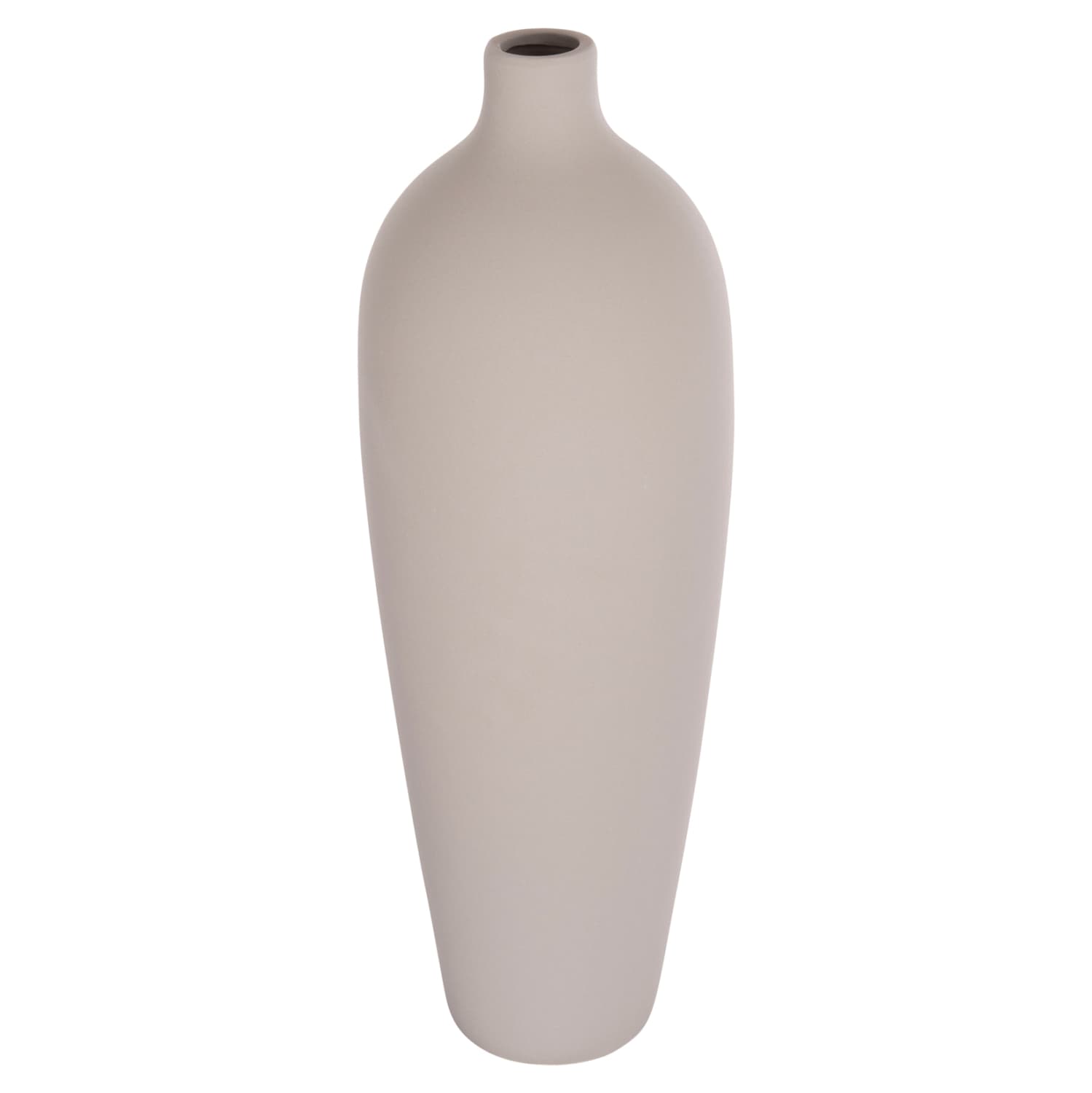 CERAMIC TABLE DECOR GALAD MATTE GREY Φ24x70Hcm.