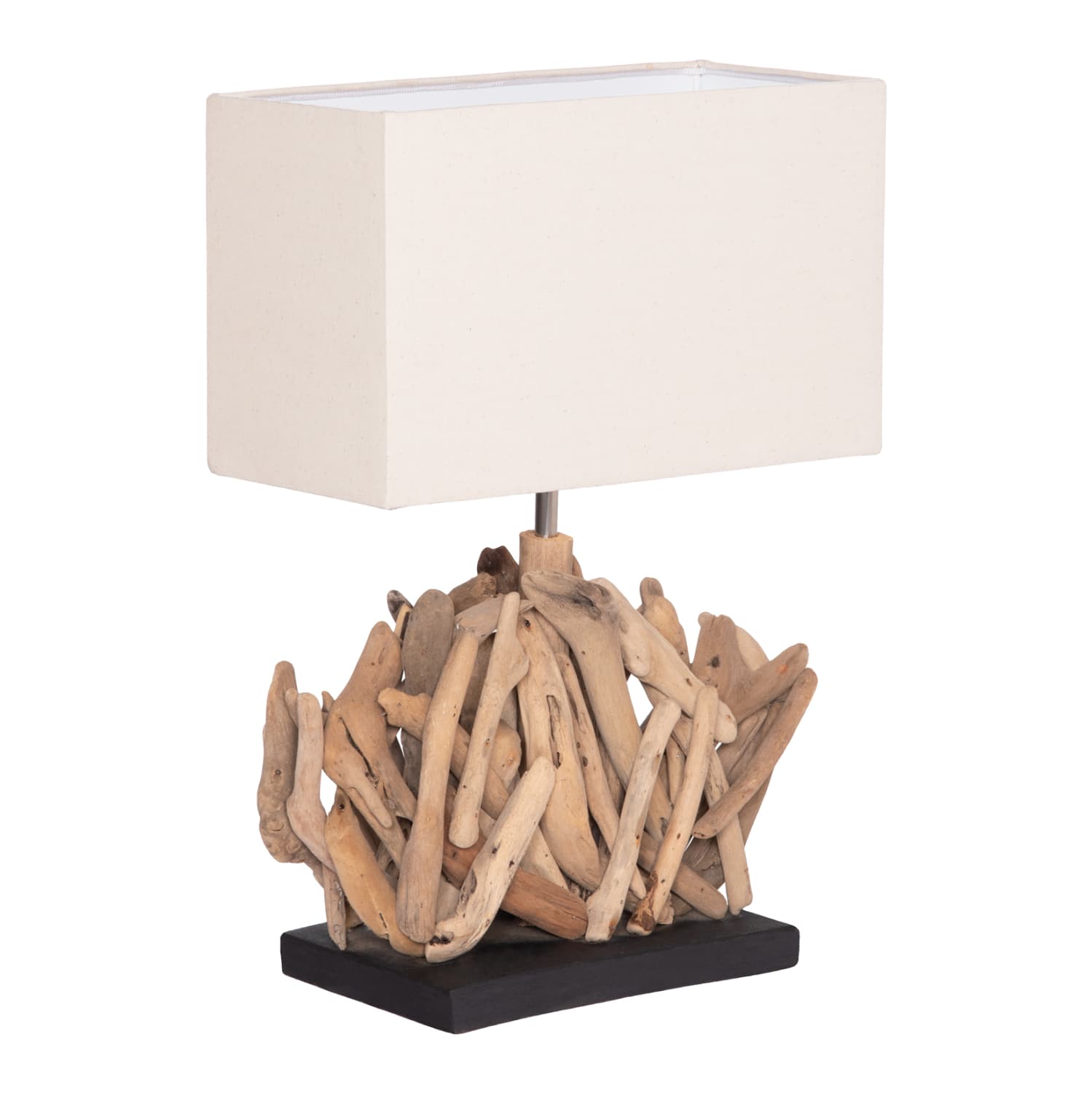 СТРУКТУРНА ЛАМБА ПРАВОАГОЛНА TWIGGY ОД ДРИФТВУД И БЕЛ КАПАК 35.5x15x47Hcm.