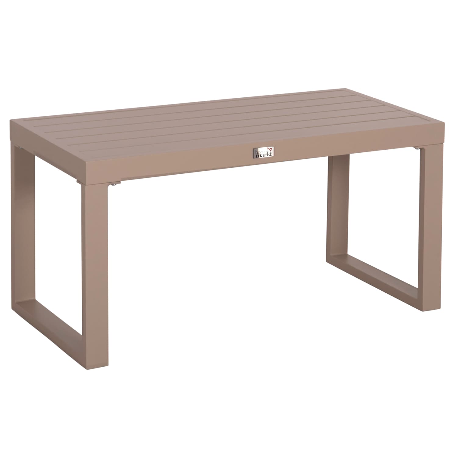 SUNLOUNGER SIDE TABLE SENTRY ALUMINUM IN CAPPUCCINO 87x43,5x45Hcm.