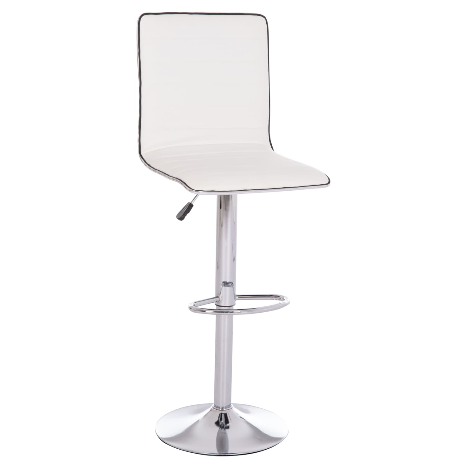 BAR STOOL SWIVEL NEXUS SUSPENSION & WHITE PU 43x47x116Hcm.