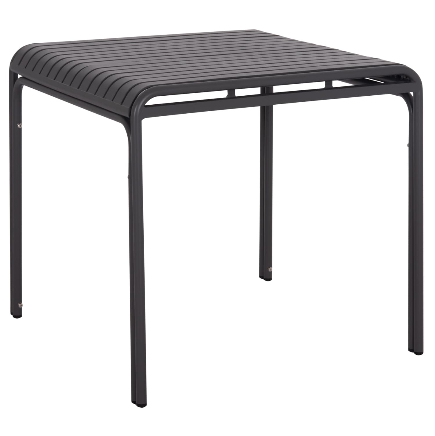 OUTDOOR SQUARE ALUMINUM TABLE RACHEL GREY COLOR 80x80x76Hcm.