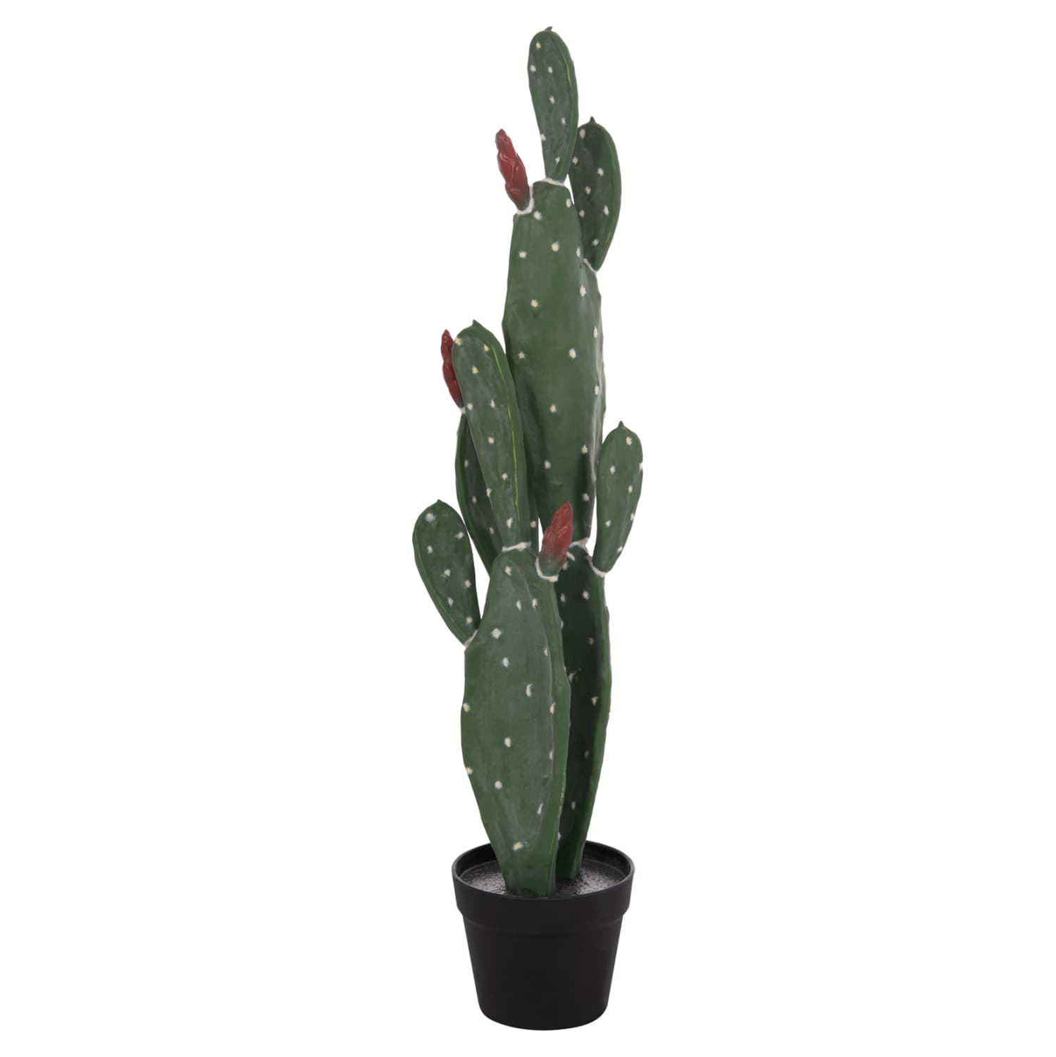 DECORATIVE SYNTHETIC PLANT IN POT CACTUS 16x20x85Hcm.
