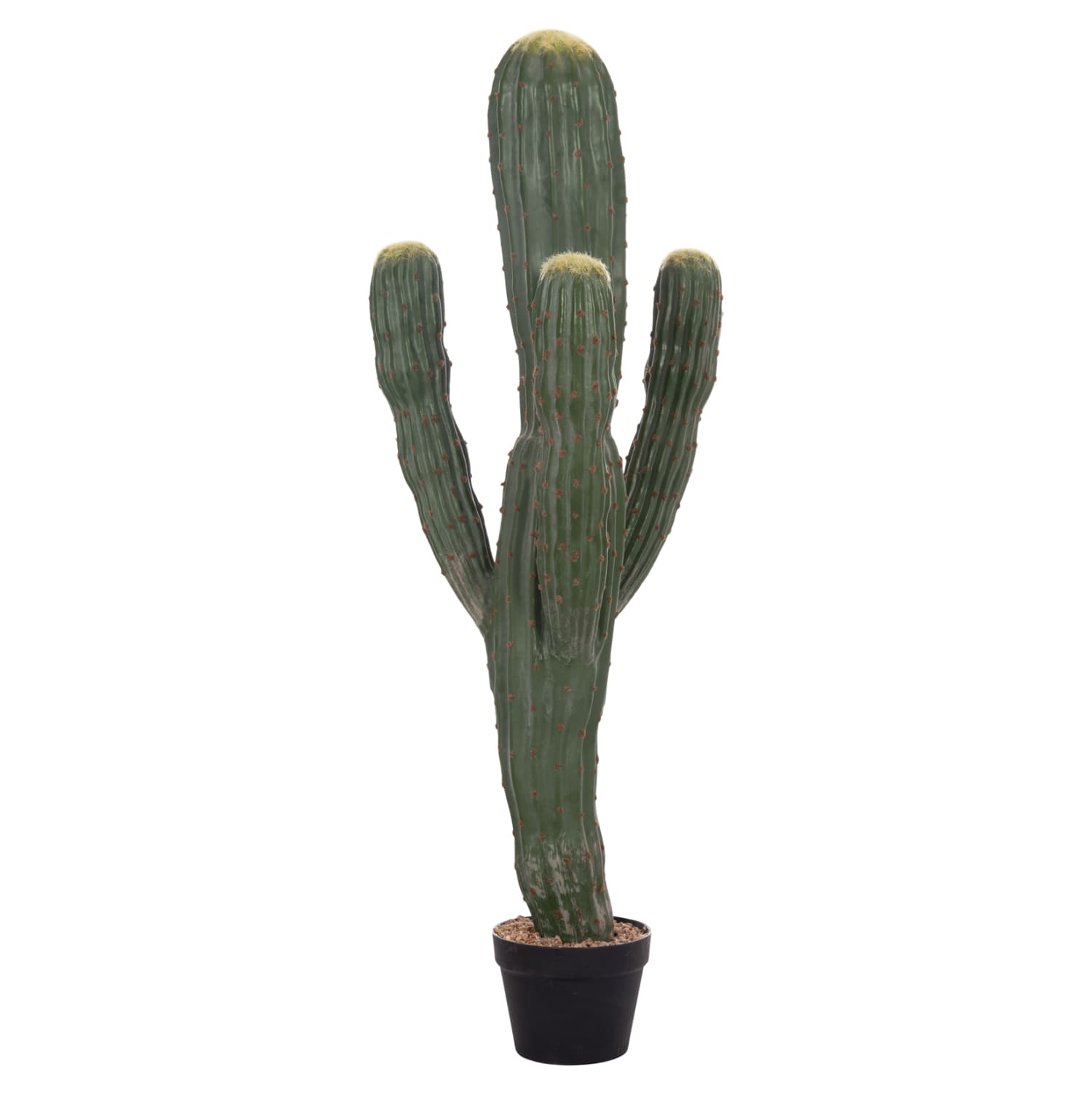 DECORATIVE SYNTHETIC PLANT IN POT CACTUS 17.5x42x113Hcm.