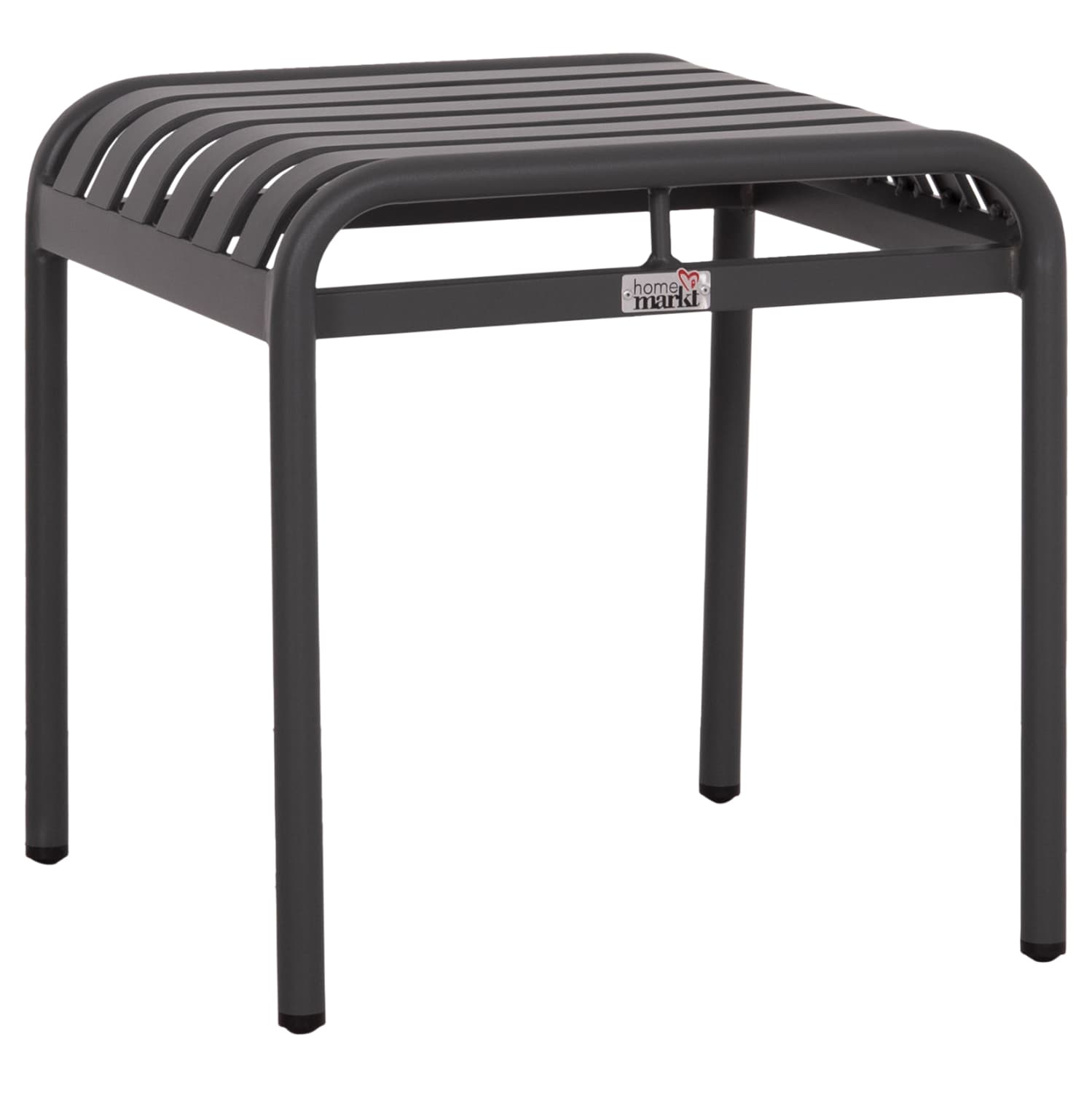 ALUMINUM STOOL RACHEL GREY COLOR 45x45x46Hcm.