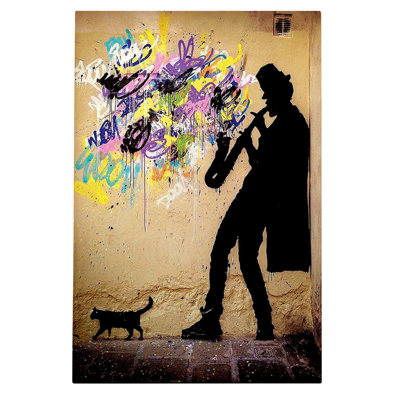 WALL PAINTING SERIES GOBI PRINTED CANVAS 50x3(thickness)x70Hcm.