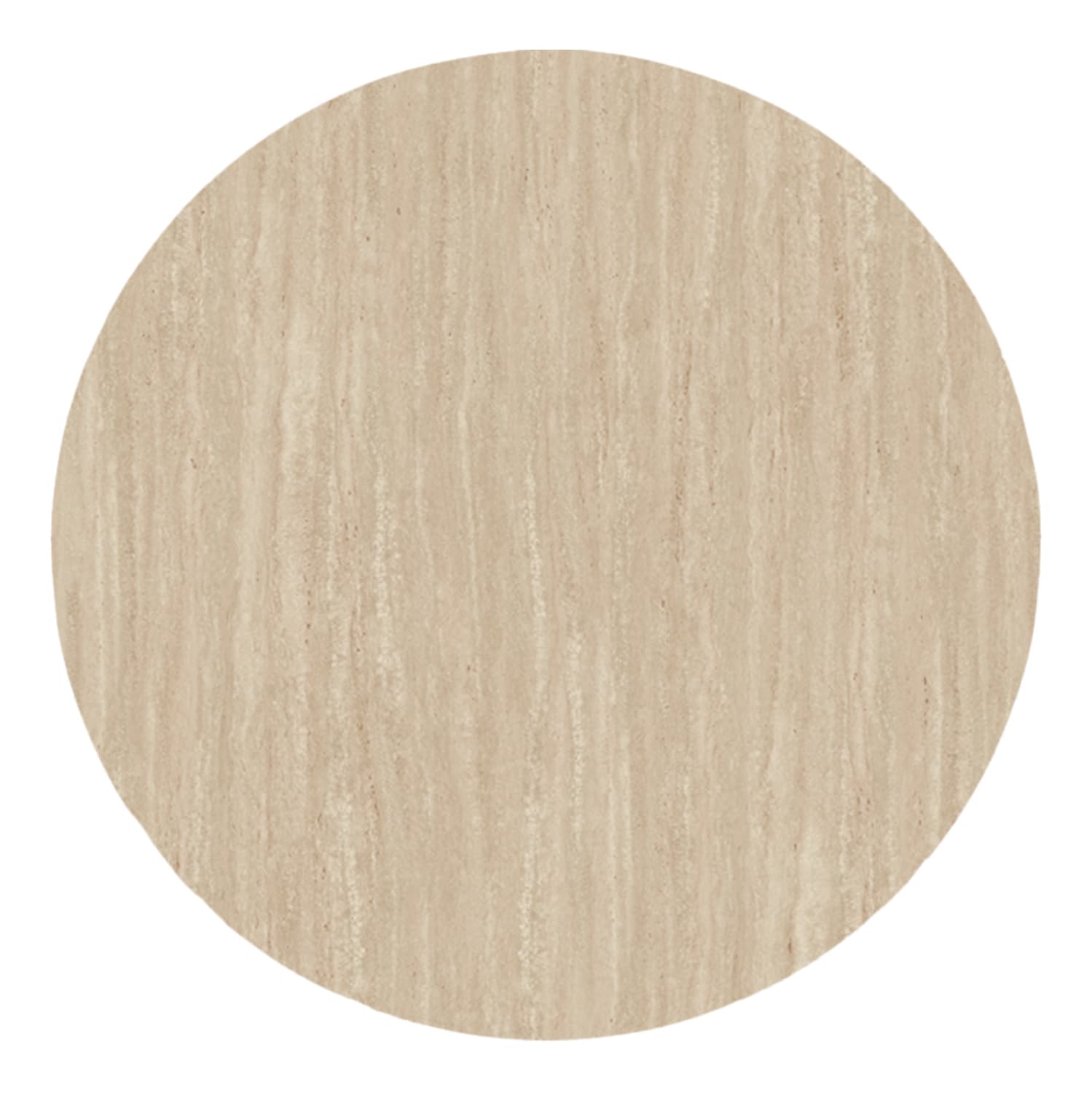 HPL TABLETOP ROUND IN TRAVERTINE STONE COLOR Φ120cm.