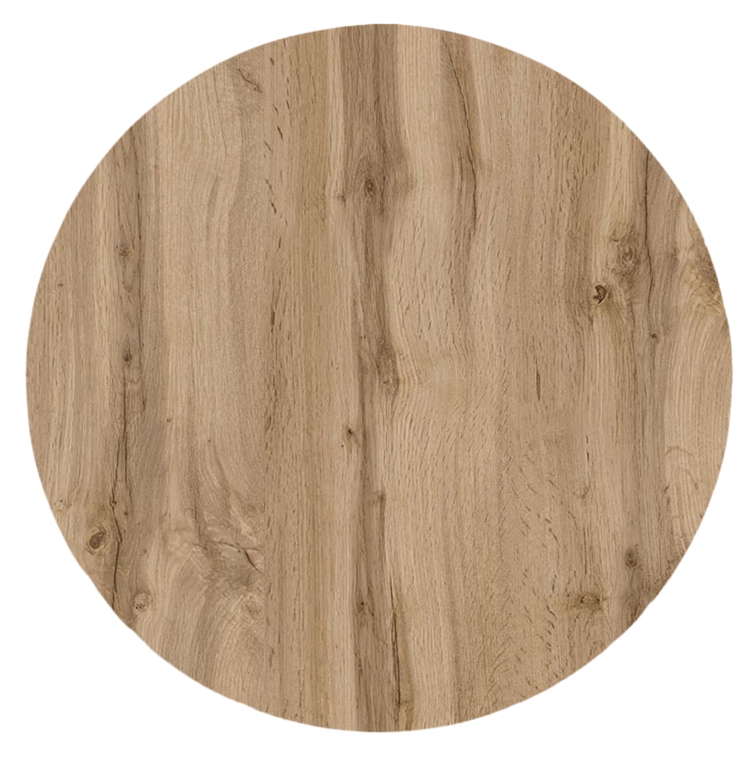 HPL TABLETOP ROUND IN SONAMA OAK Φ120cm.