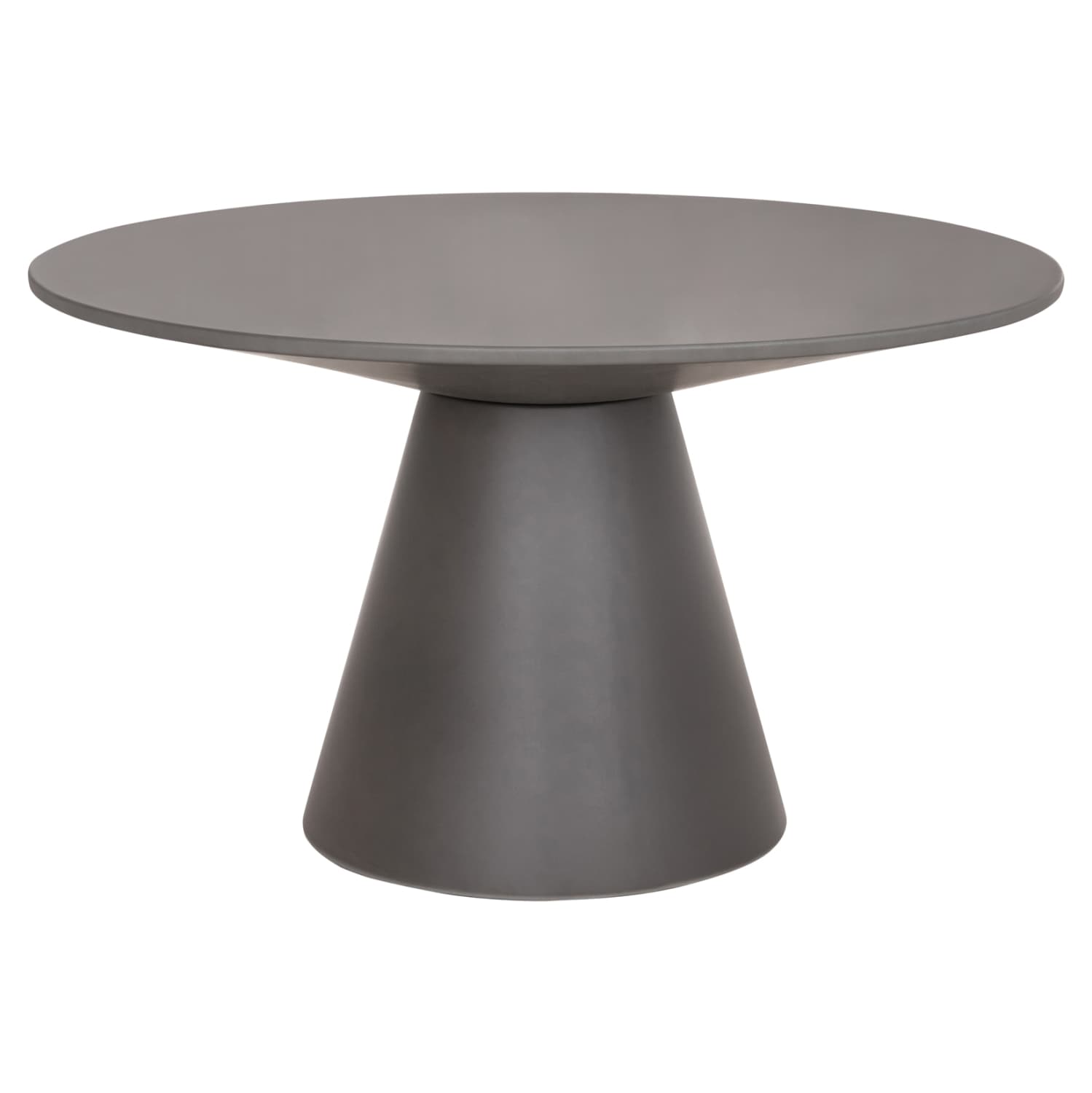 ROUND DINING TABLE RAIKO GREY FIBER CEMENT Φ130x75Hcm