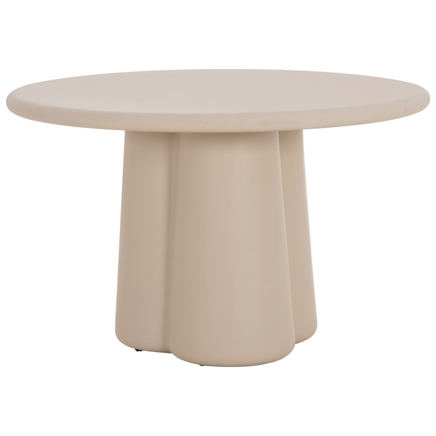 ROUND DINING TABLE NAYU BEIGE FIBER CEMENT Φ120x73Hcm.