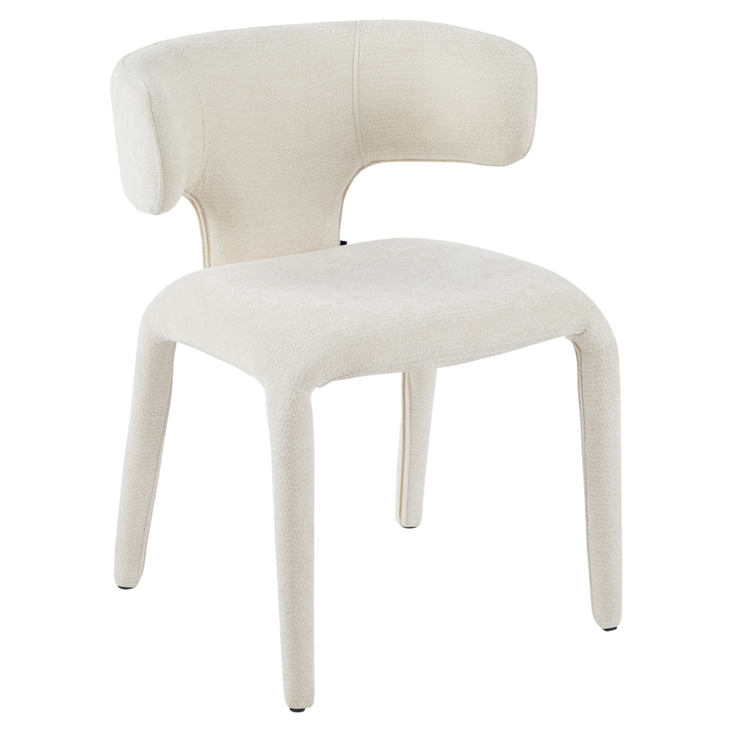DINING ARMCHAIR BIEN ECRU LINEN FABRIC 49.5x55.5x76Hcm.