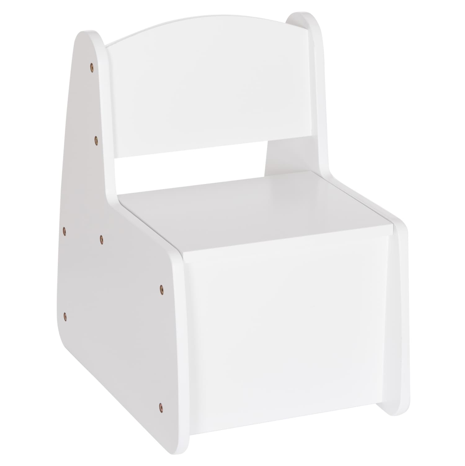 ДЕТСКИ СТОЛ СО ПРОСТОР ЗА СКЛАДИРАЊЕ RICKI ОД ИВЕРИЦА/MDF ВО БЕЛА БОЈА 33x43x47Hcm