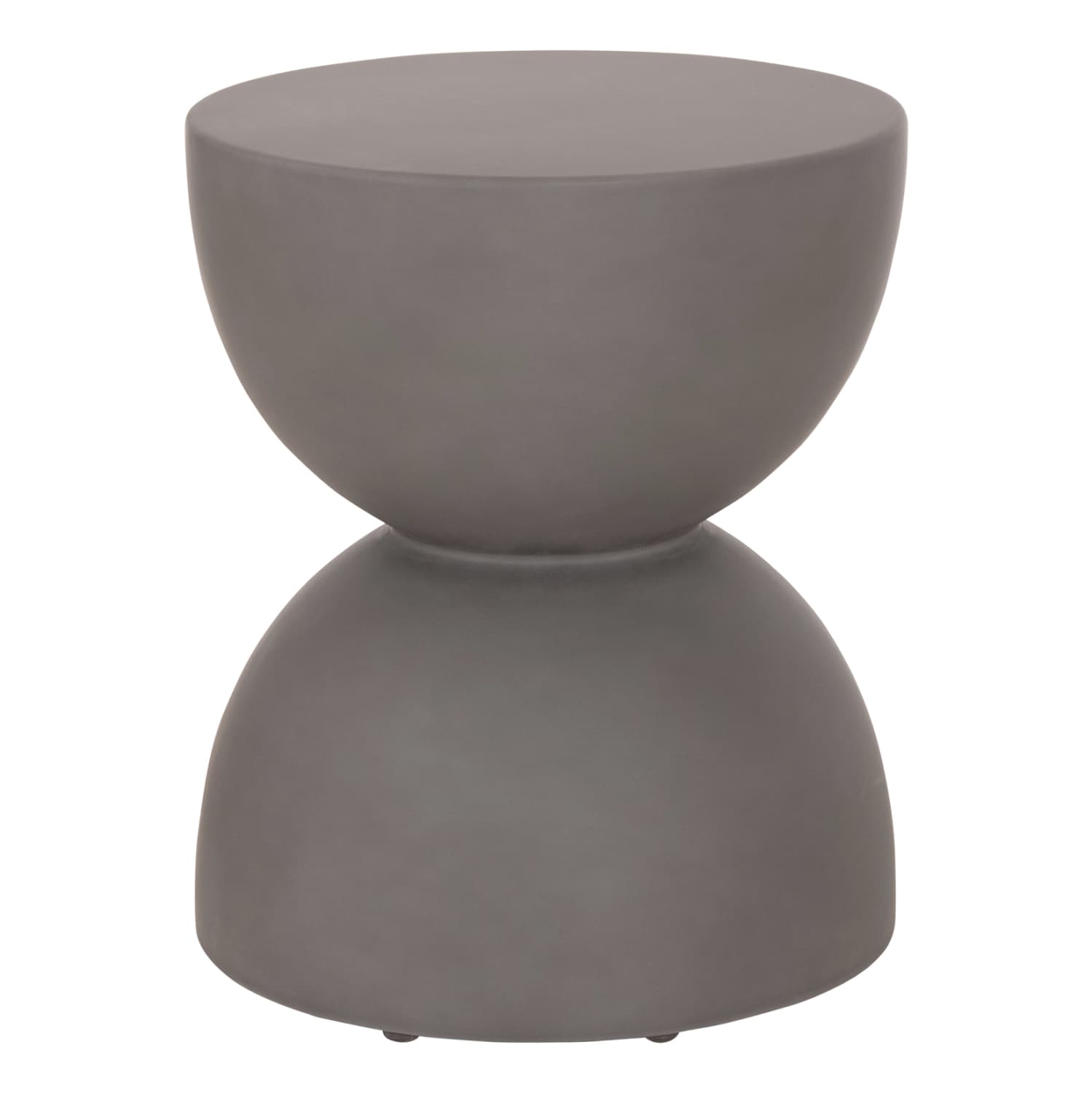 ROUND STOOL ZINI FIBER CEMENT IN GREY Φ35x43Hcm.