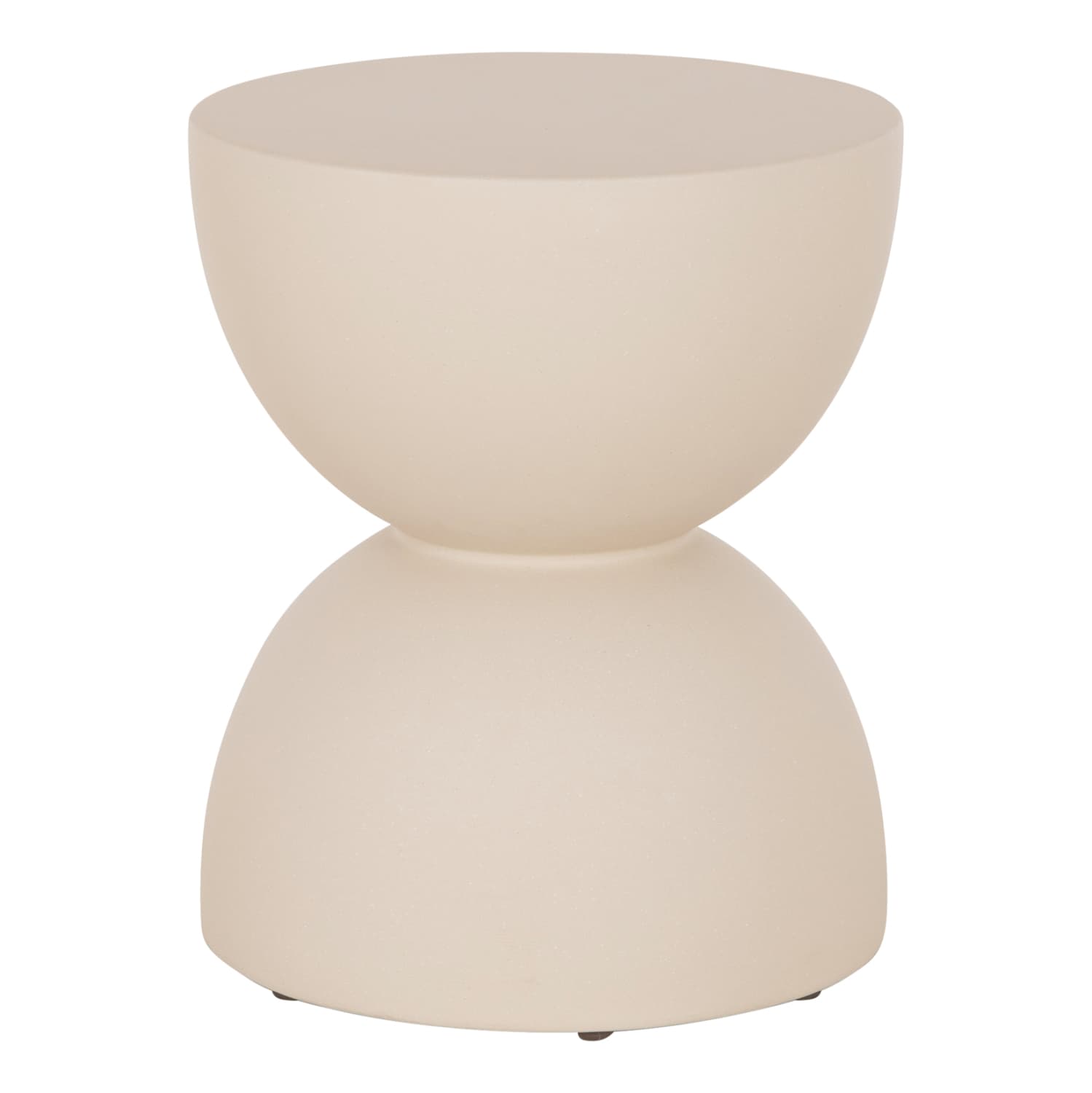 ROUND STOOL ZINI FIBER CEMENT IN BEIGE Φ35x43Hcm.