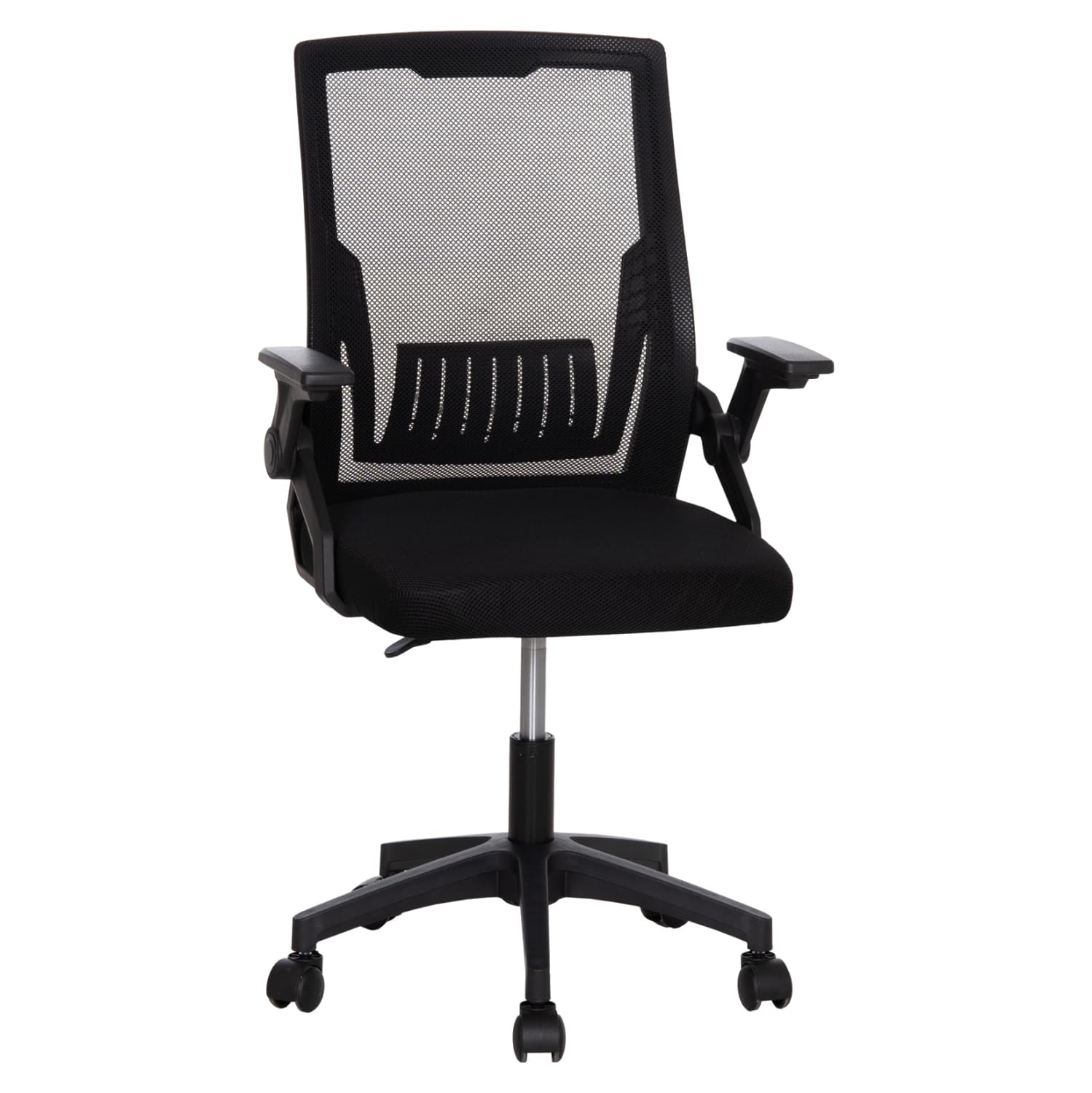КАНЦЕЛАРИСКИ СТОЛ ZENITH PP & MESH ВО ЦРНА БОЈА 58x55x100Hcm