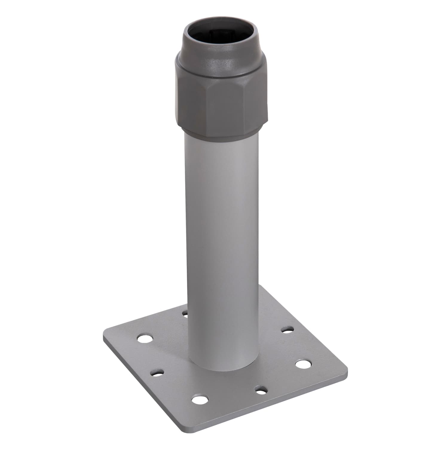 UMBRELLA BASE ANODIZED ALUMINUM 18x18x30Hcm.