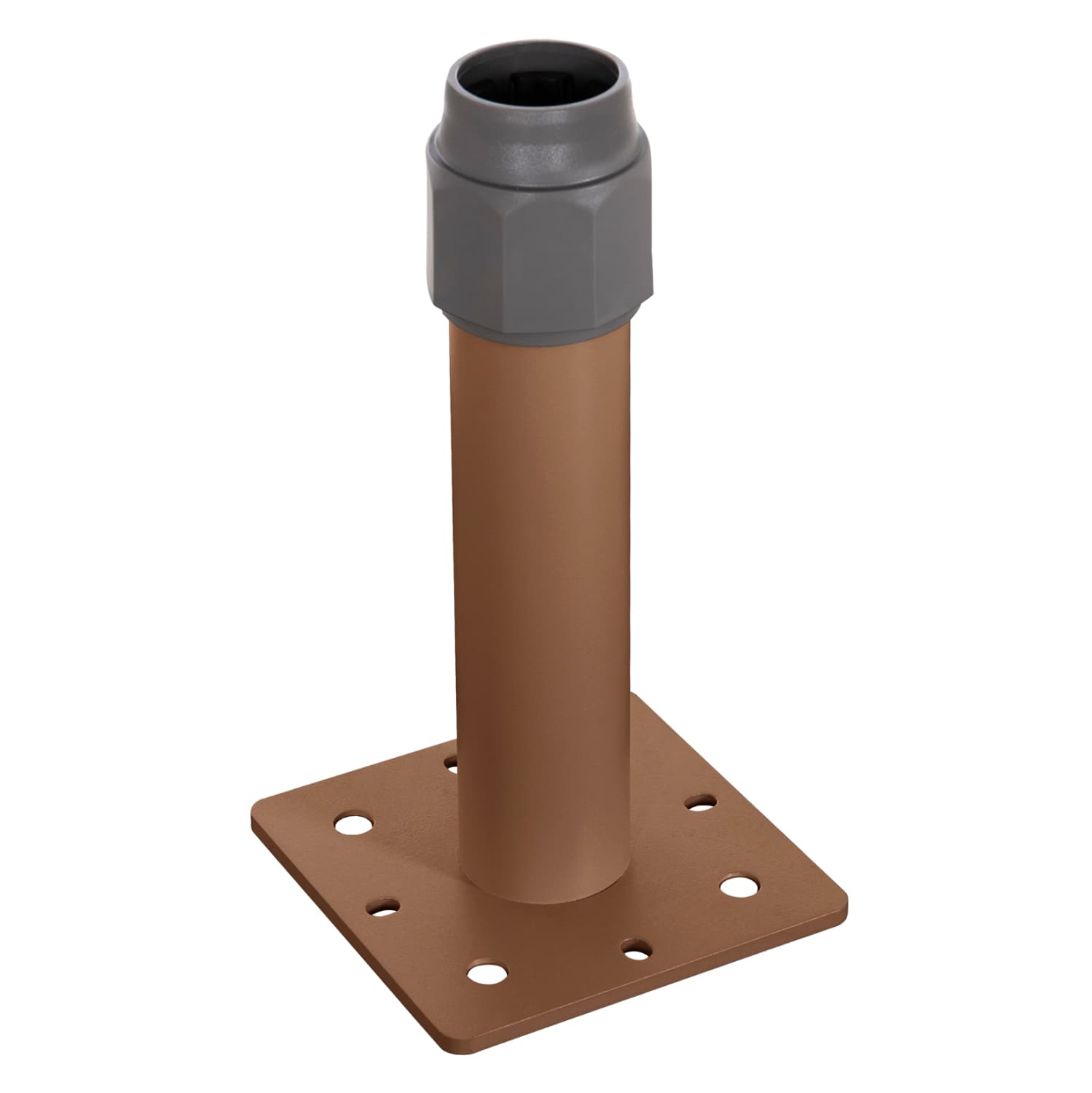 UMBRELLA BASE HEAT TRANSFER ALUMINUM 18x18x30Hcm.