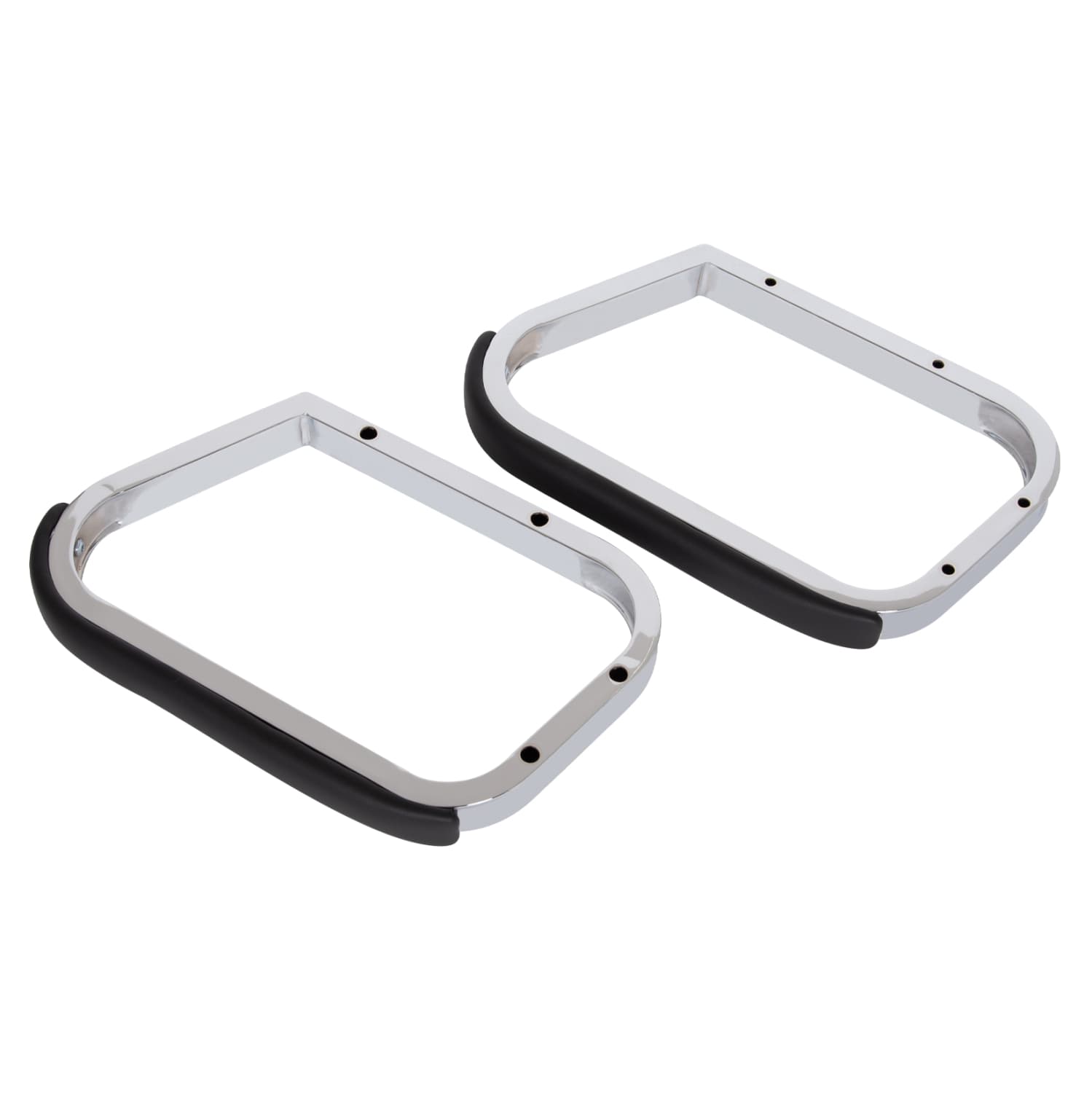 REPLACEMENT ARMS 2PCS SET FOR OFFICE CHAIR CHROME/BLACK