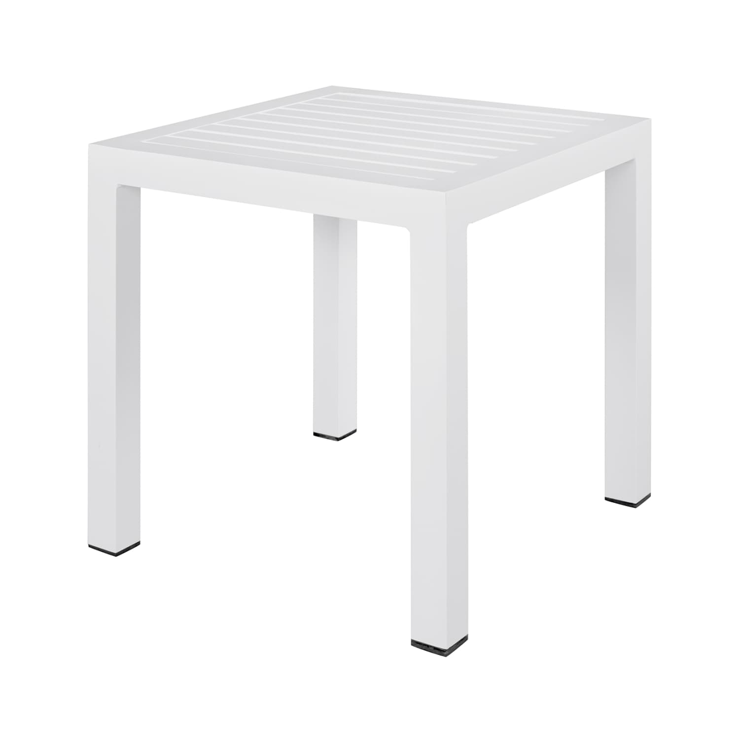 Aluminum Coffee Table QIANA WHITE 45x45x45,5Ηcm