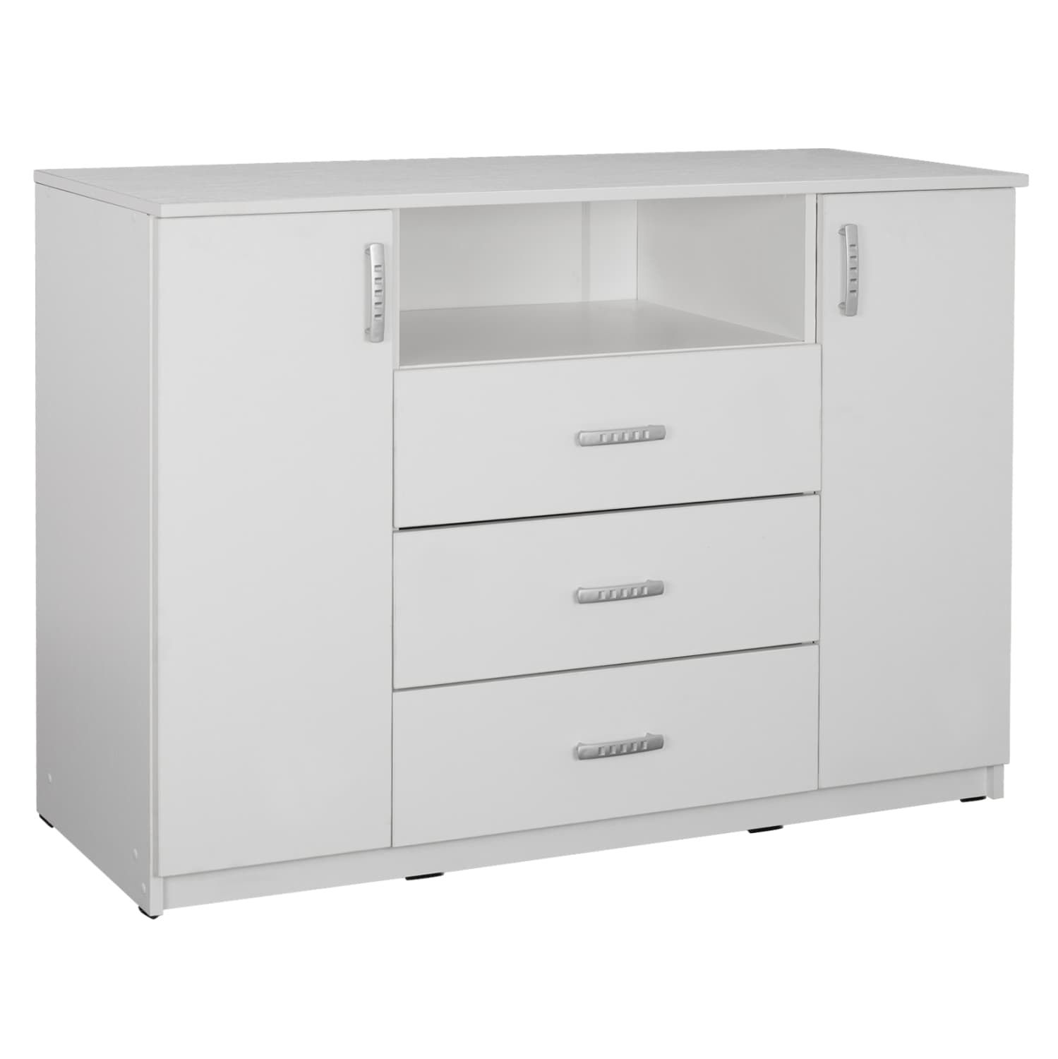 BUFFET ADLER MELAMINE IN WHITE 120x45x85Hcm.