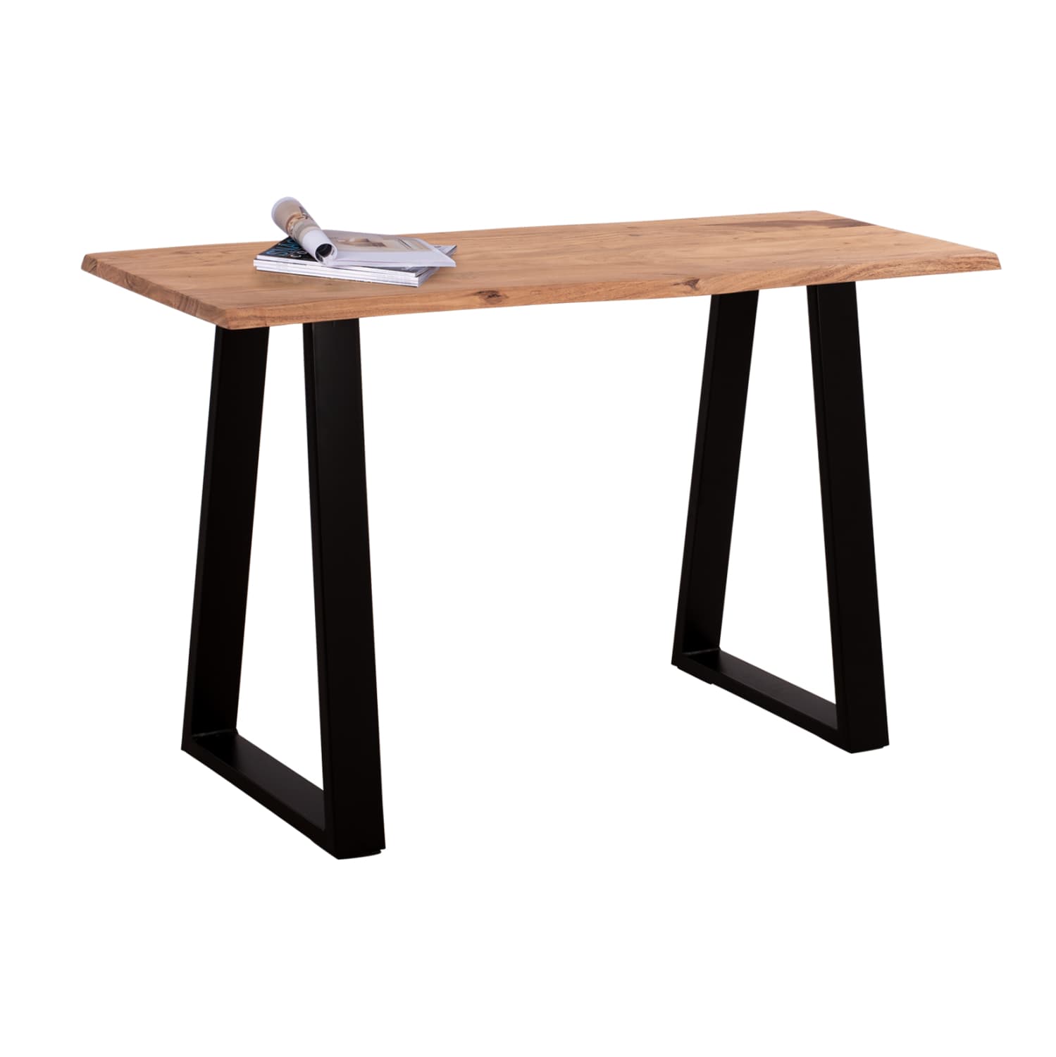 CONSOLE TABLE SOFIA SLIM SOLID ACACIA WOOD IN NATURAL 130X45X76Hcm.