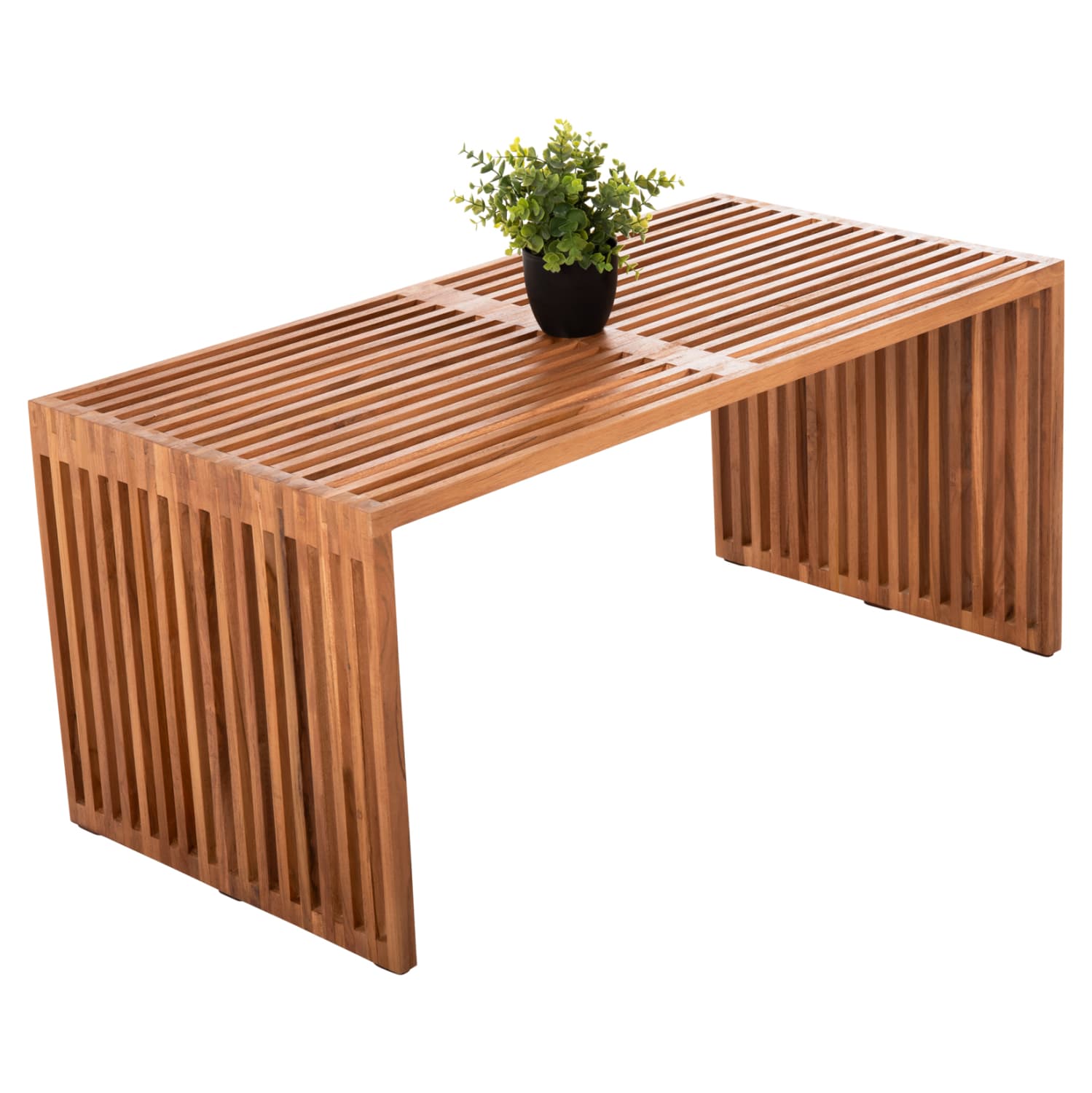 МАСИЧКА ЗА КАФЕ NYA ДРВО ТИК ВО ПРИРОДНА БОЈА 1 ПАРЧЕ 100x50x45H cm.