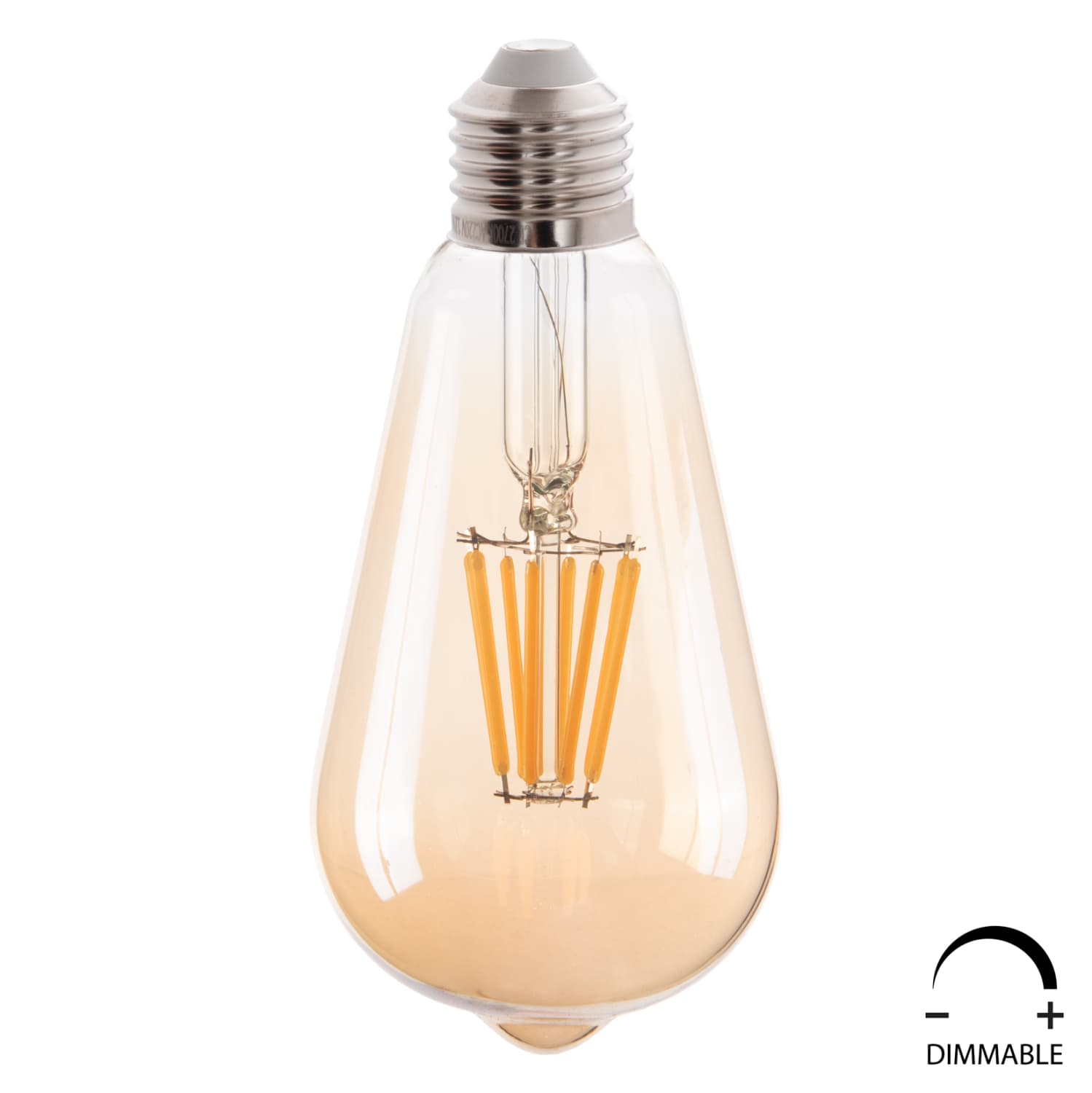 СВЕТИЛКА LED ФИЛАМЕНТ 8W E27 СО ПРИДУШУВАЊЕ 3000K ЗЛАТНА
