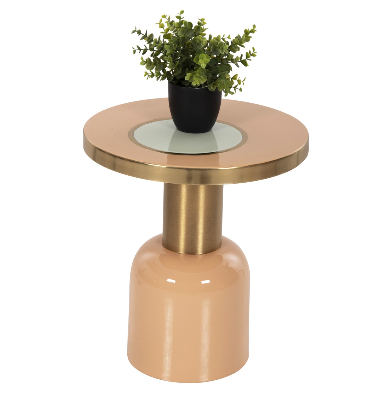 ПОМОШНА МАСА ERODE МЕТАЛ ВО ТОПЛА РОЗЕВА-ЗЛАТНА-БЕЖ Φ40,5x45,5Hcm.