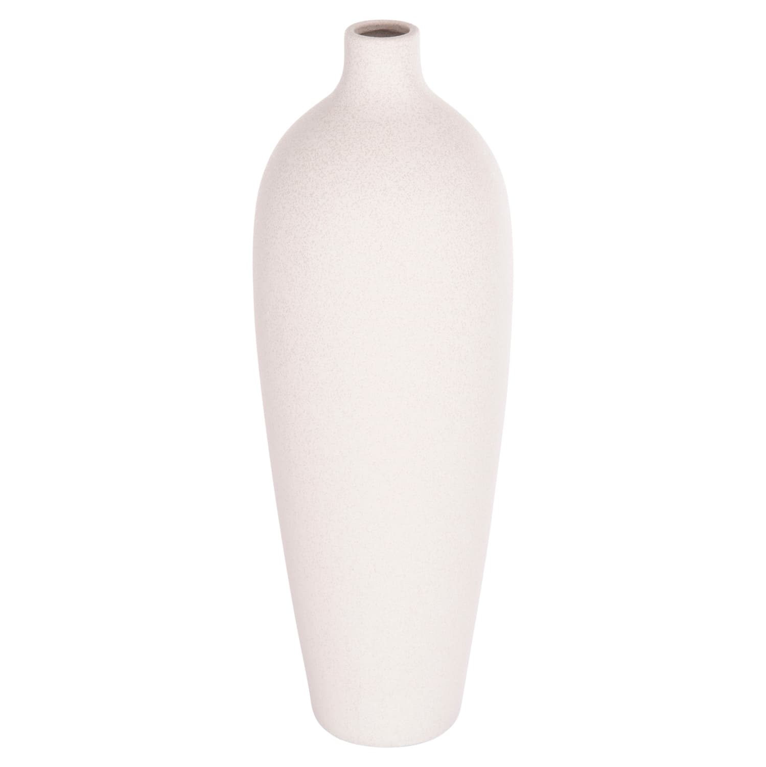 CERAMIC TABLE DECOR GALAD OFF WHITE WITH CRYSTALLISATION Φ24x70Hcm.
