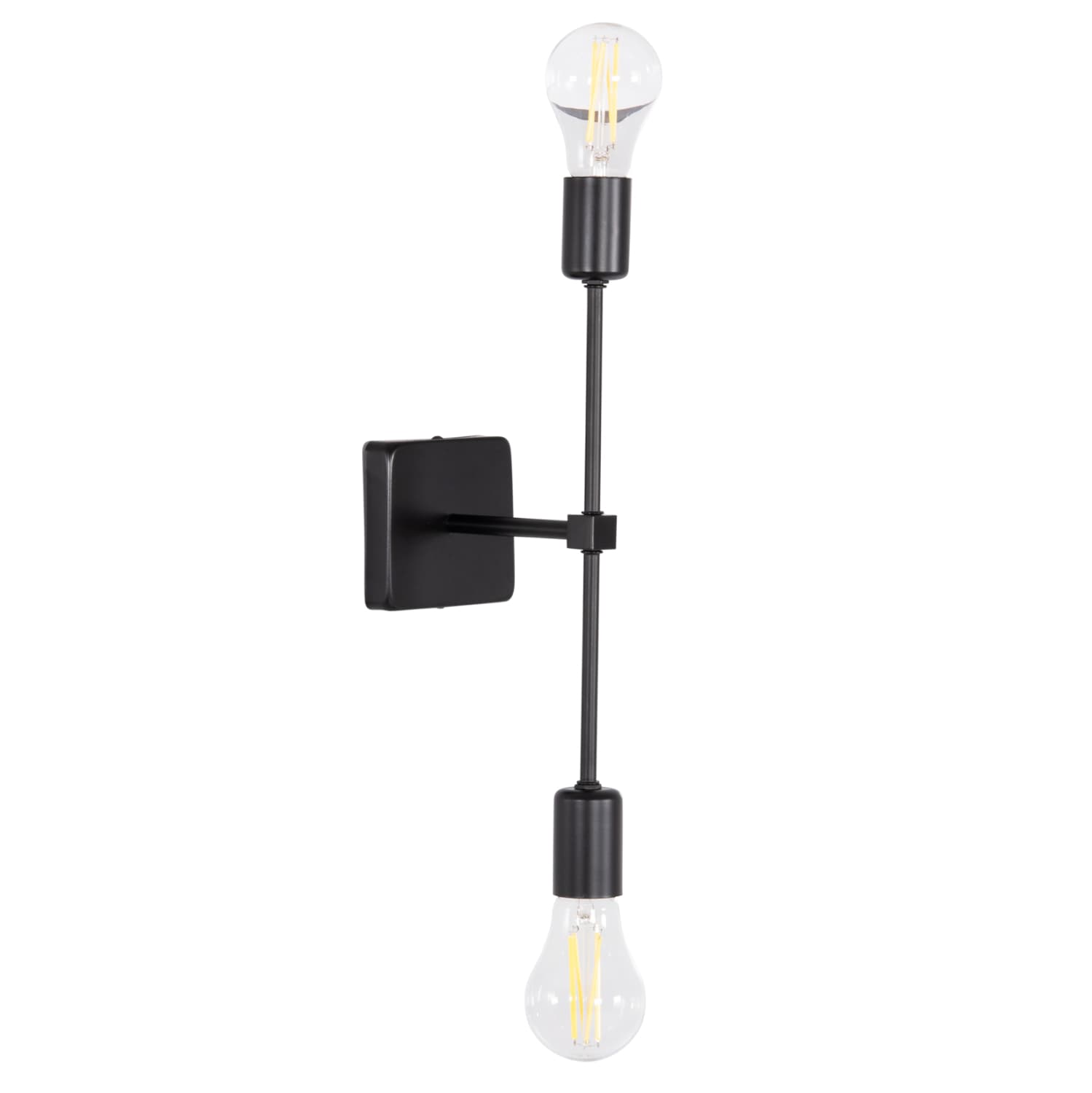 WALL SCONCE SABER METAL IN BLACK 10x14x41Hcm.