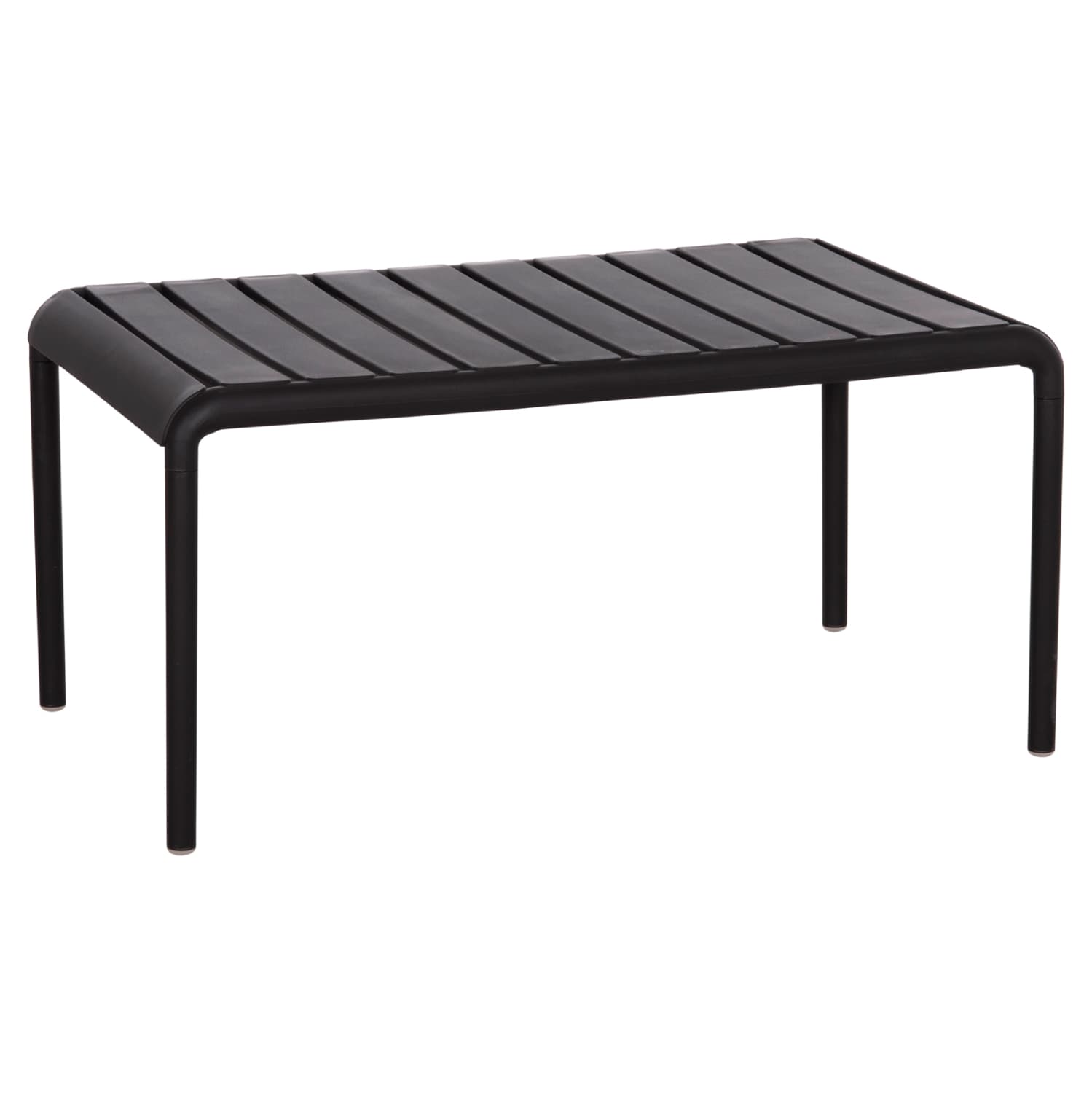 OUTDOOR COFFEE TABLE KORVER POLYPROPYLENE IN BLACK 100x60x46Hcm.