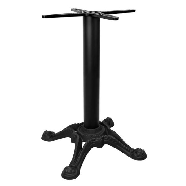 Основа од леано железо 58χ58χ75cm вкрстена 45x45cm 4 ноги Црна HM407