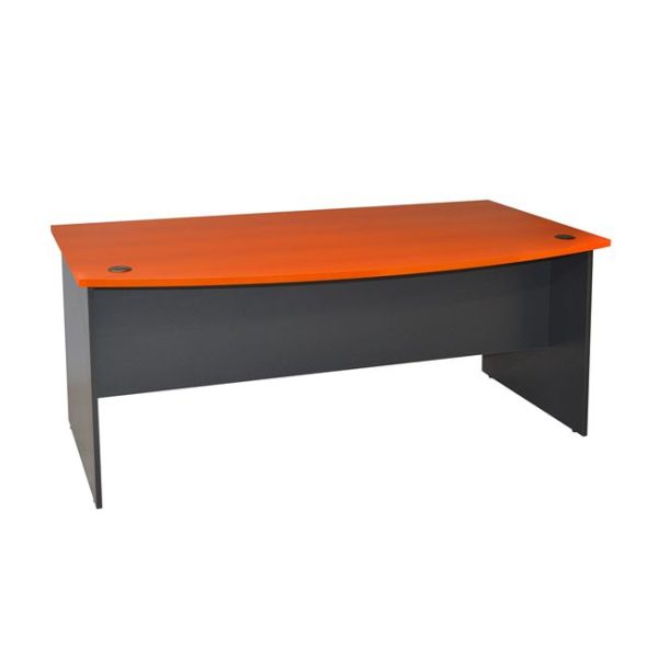 Професионална канцелариска маса 180x93.5x74.6 Егзекјутив HM2017.03 сиво-цреша боја