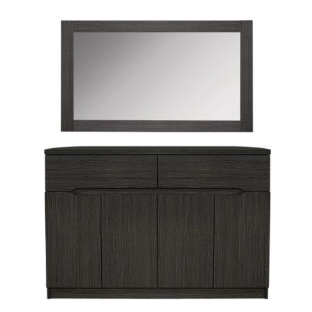 Буфе со огледало Зебрано HM10190.01 120x40x80