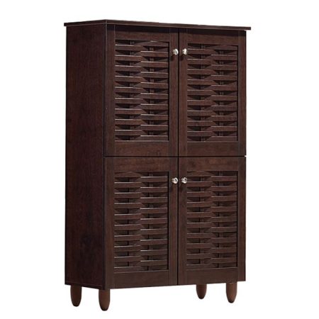 Орман за чевли Дрвен 4 врати HM2210.01 Венге 77x34x123