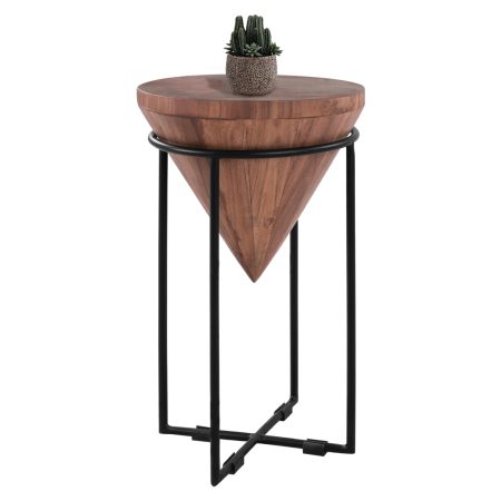 Странична маса за кафе HM8217.11 масивен акација труп Φ31X53Η