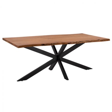 Трпезариска Маса 200x85-110x77 Монтана Супериор 3.5 дебелина Масивен Акација HM8716.11